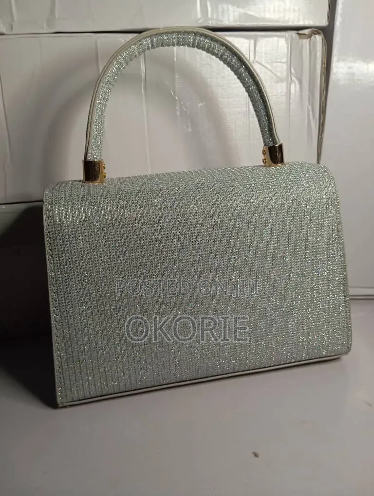 Luxury Pu Leather Rhinestone Handbag With Adjustable Crossbody Strap