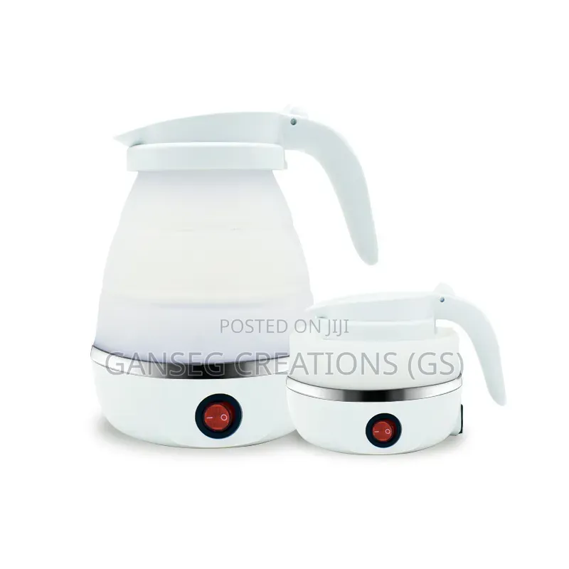Portable Folding Electric Kettle – Collapsible Silicone Travel Kettle