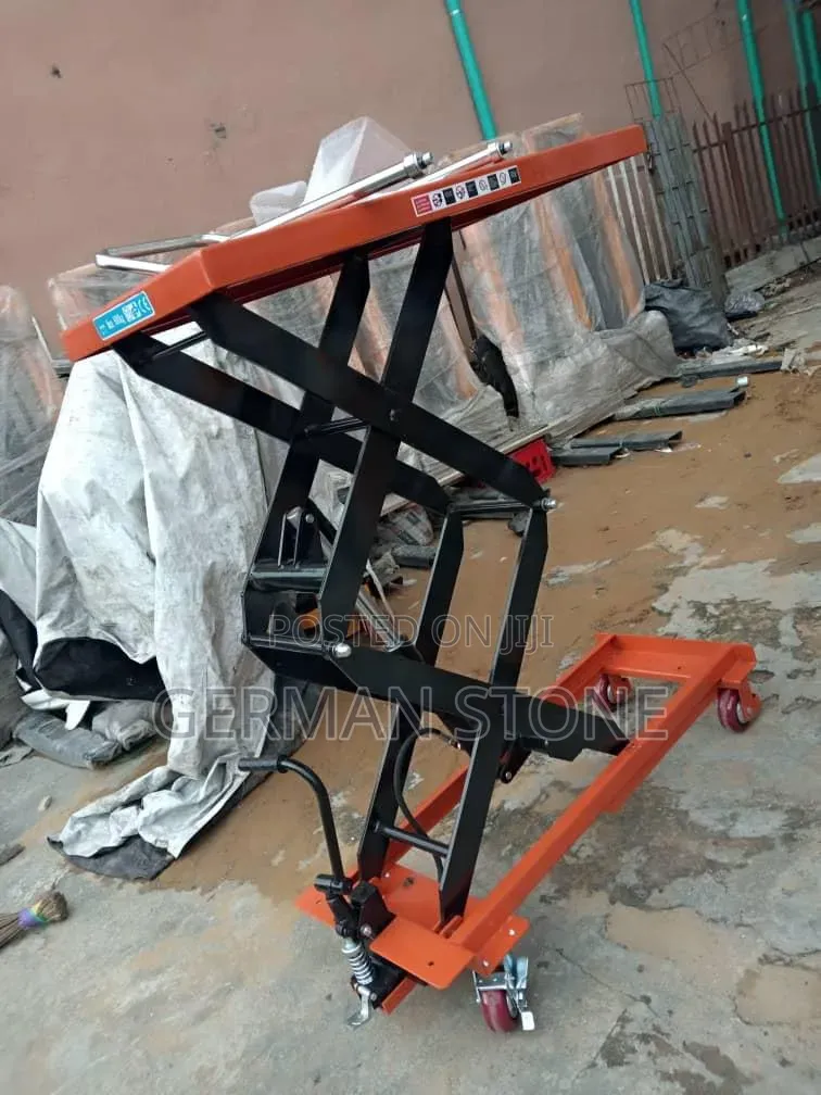 Manual Hydraulic Scissor Lift Table Trolley