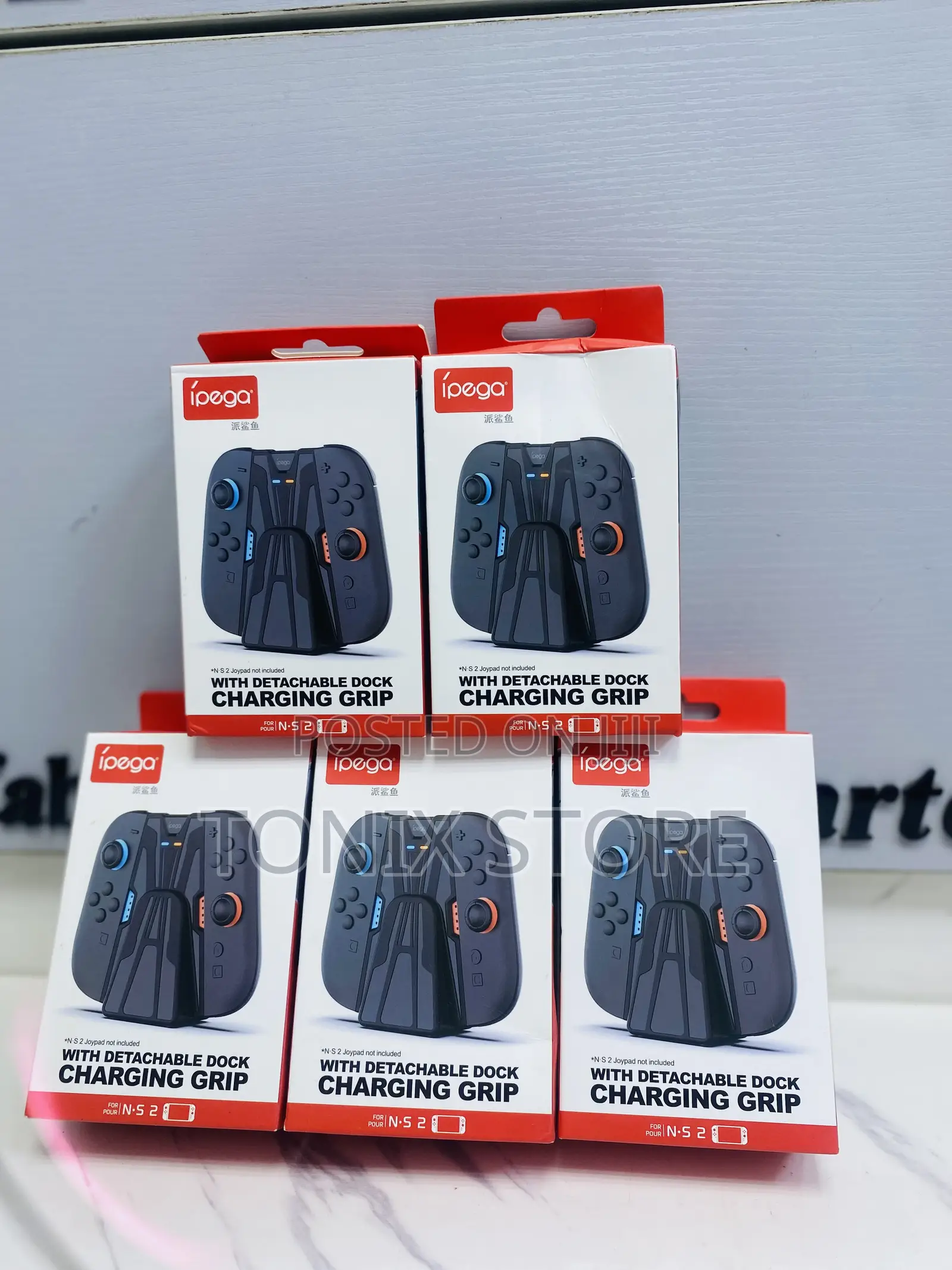 Ipega Magnetic Charging Dock and Grip for Nintendo Switch 2 for Joypad