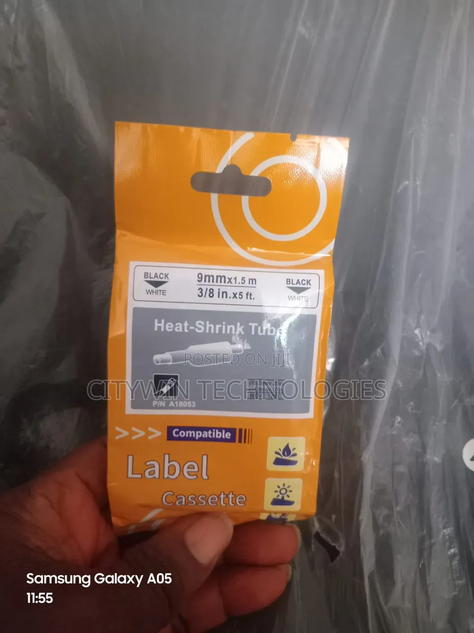 Dymo 9mm Heat Shrink Tube