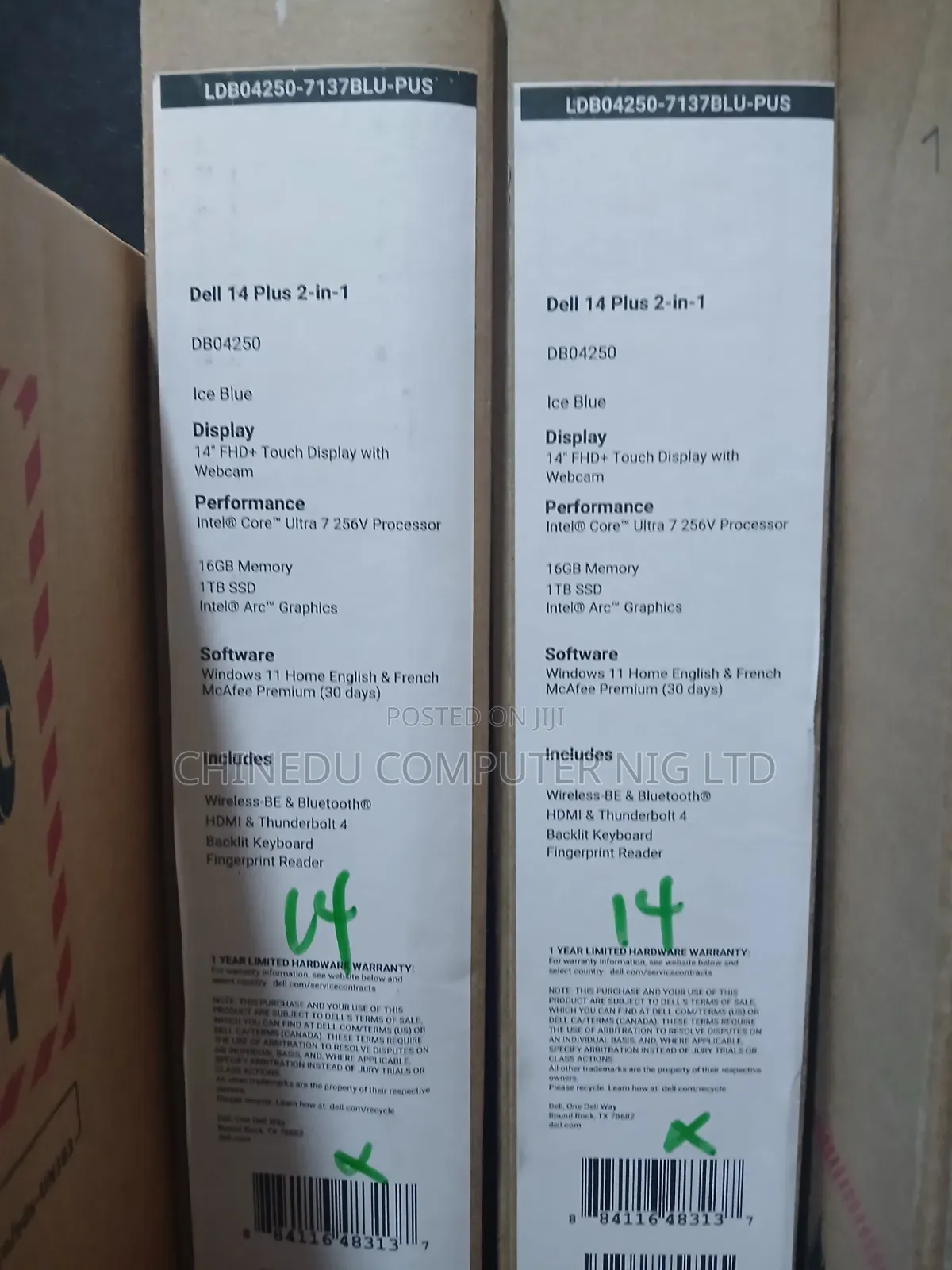 New Laptop Dell Plus 14 16GB Intel Core Ultra 7 SSD 1T