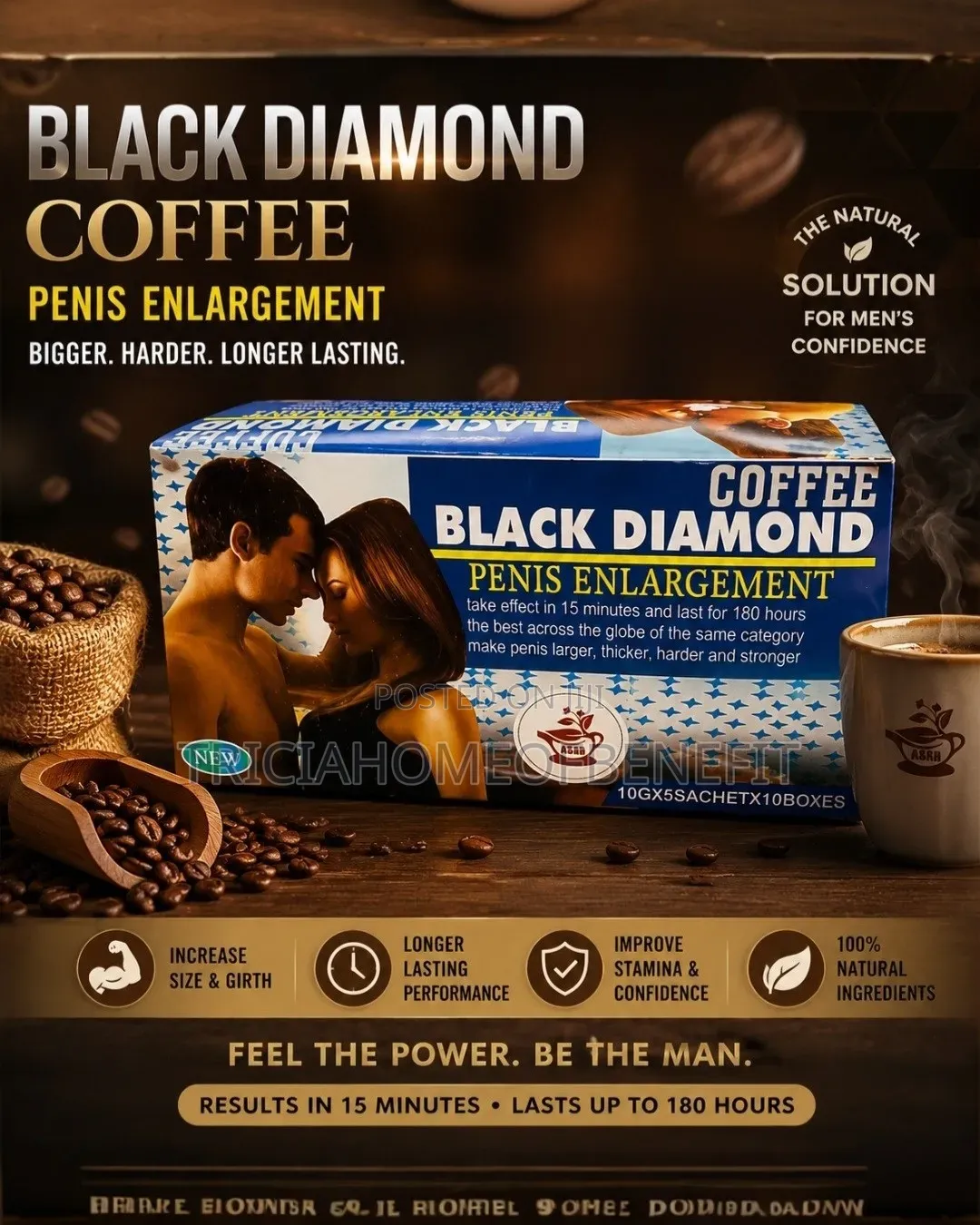 Black Diamond Enlargement Coffee