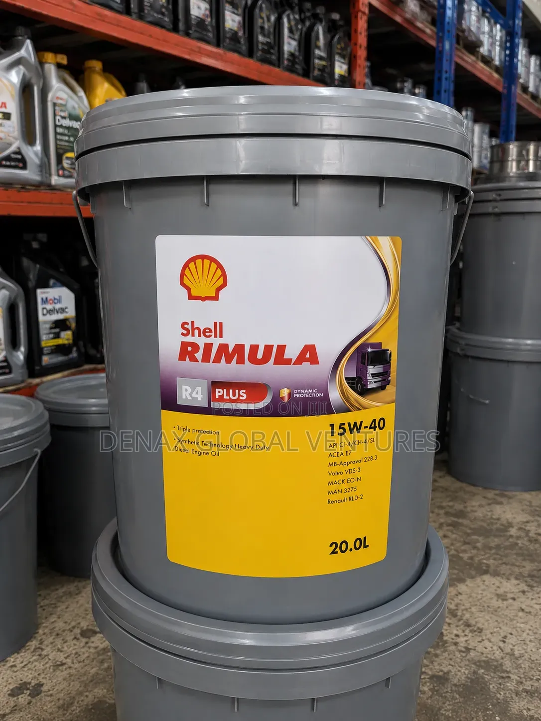 Shell Rimula R4 Plus 15w-40 Engine Oil 20l
