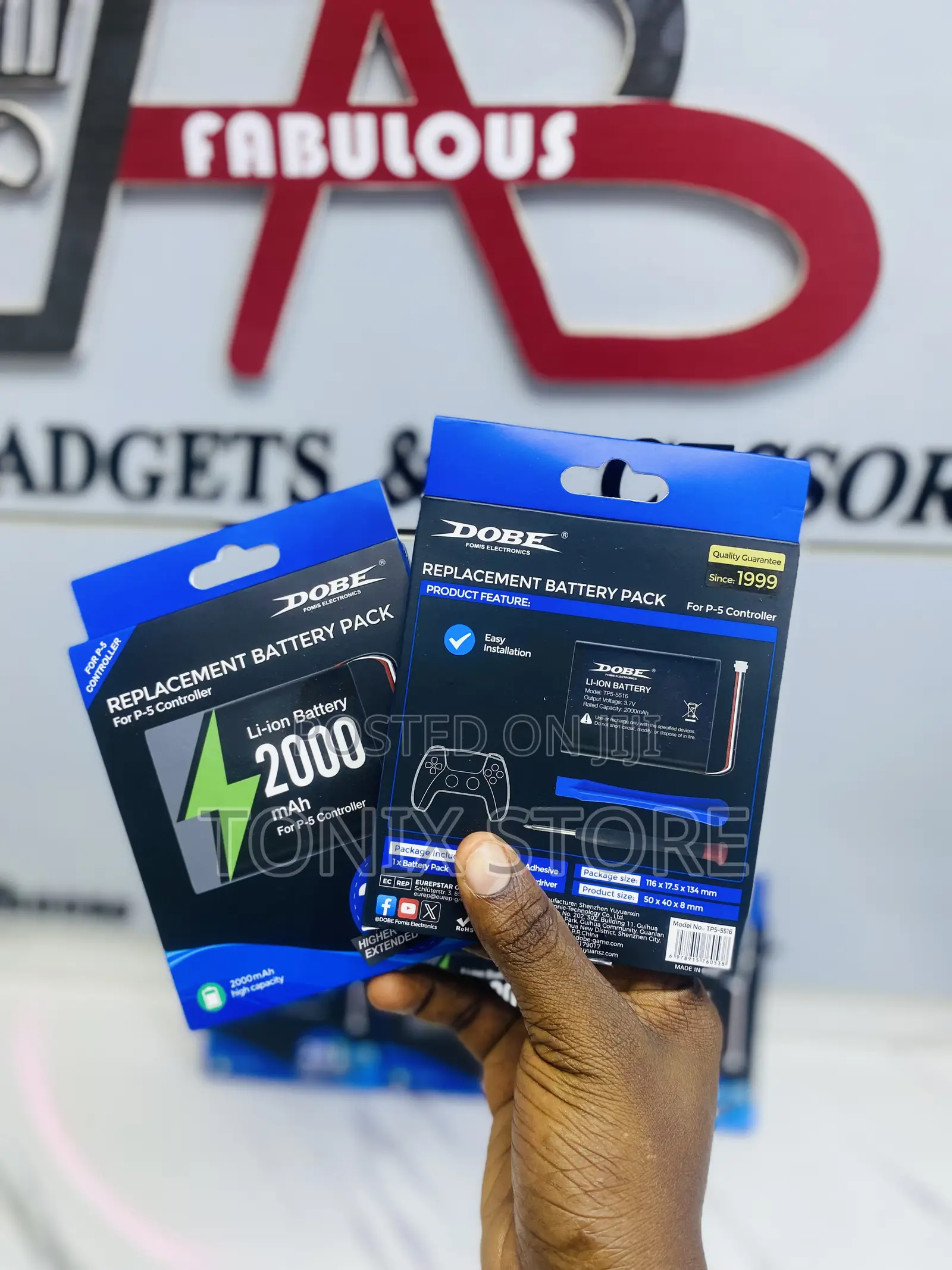 Dobe Replacement Battery Pack for Ps5 Pad
