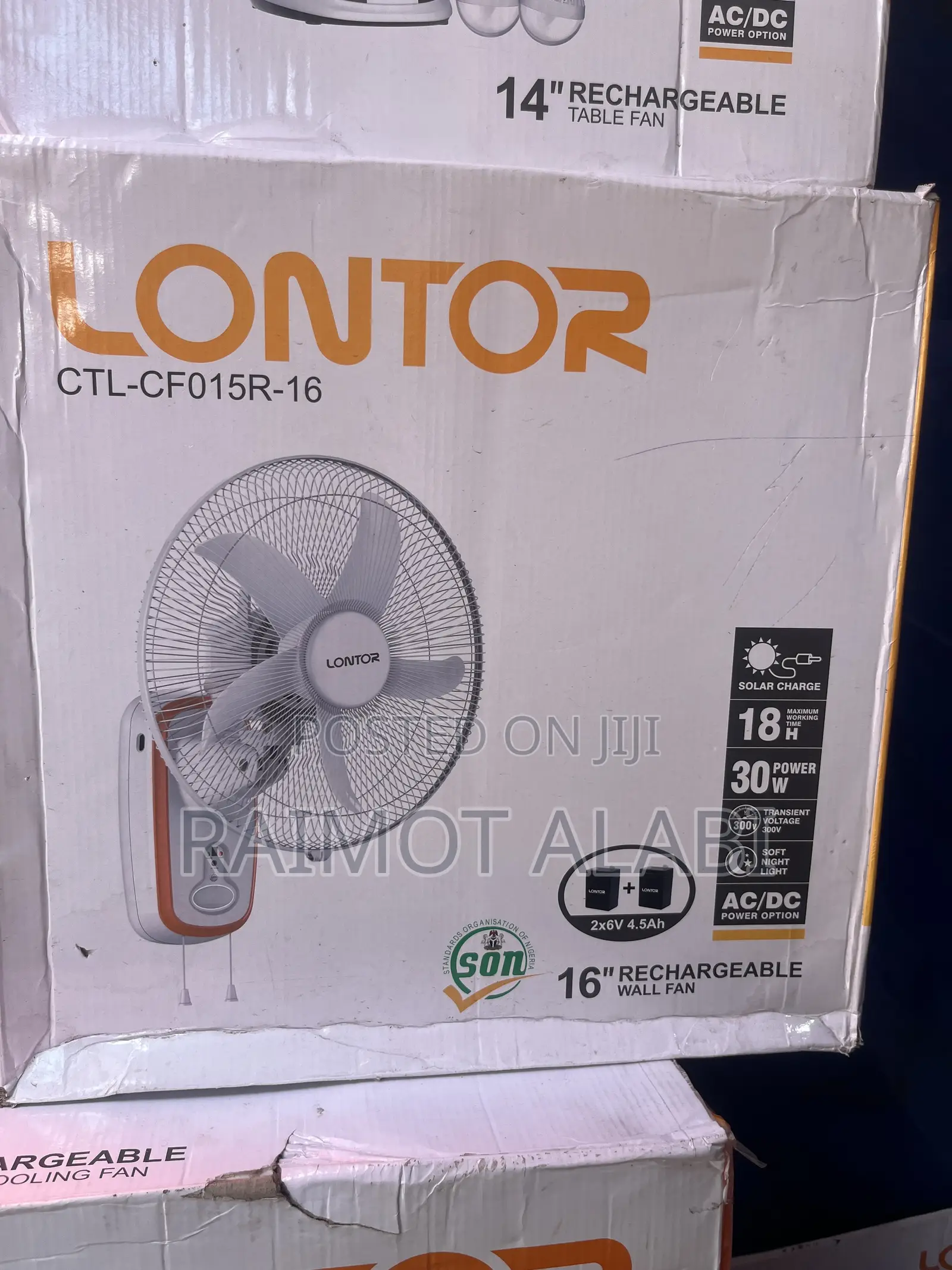 Lontor Rotating Wall Hanging Fan