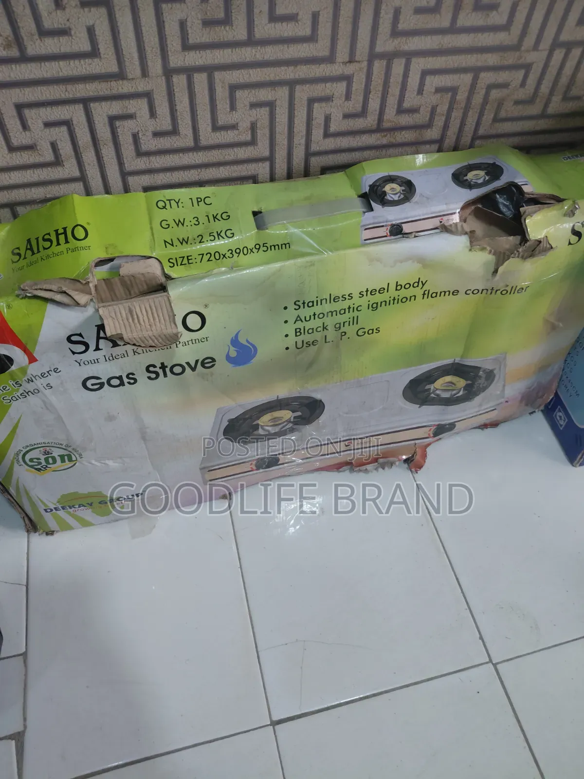 2 Burner Gas Cooker