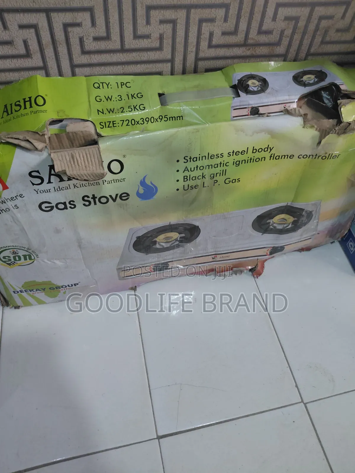2 Burner Gas Cooker
