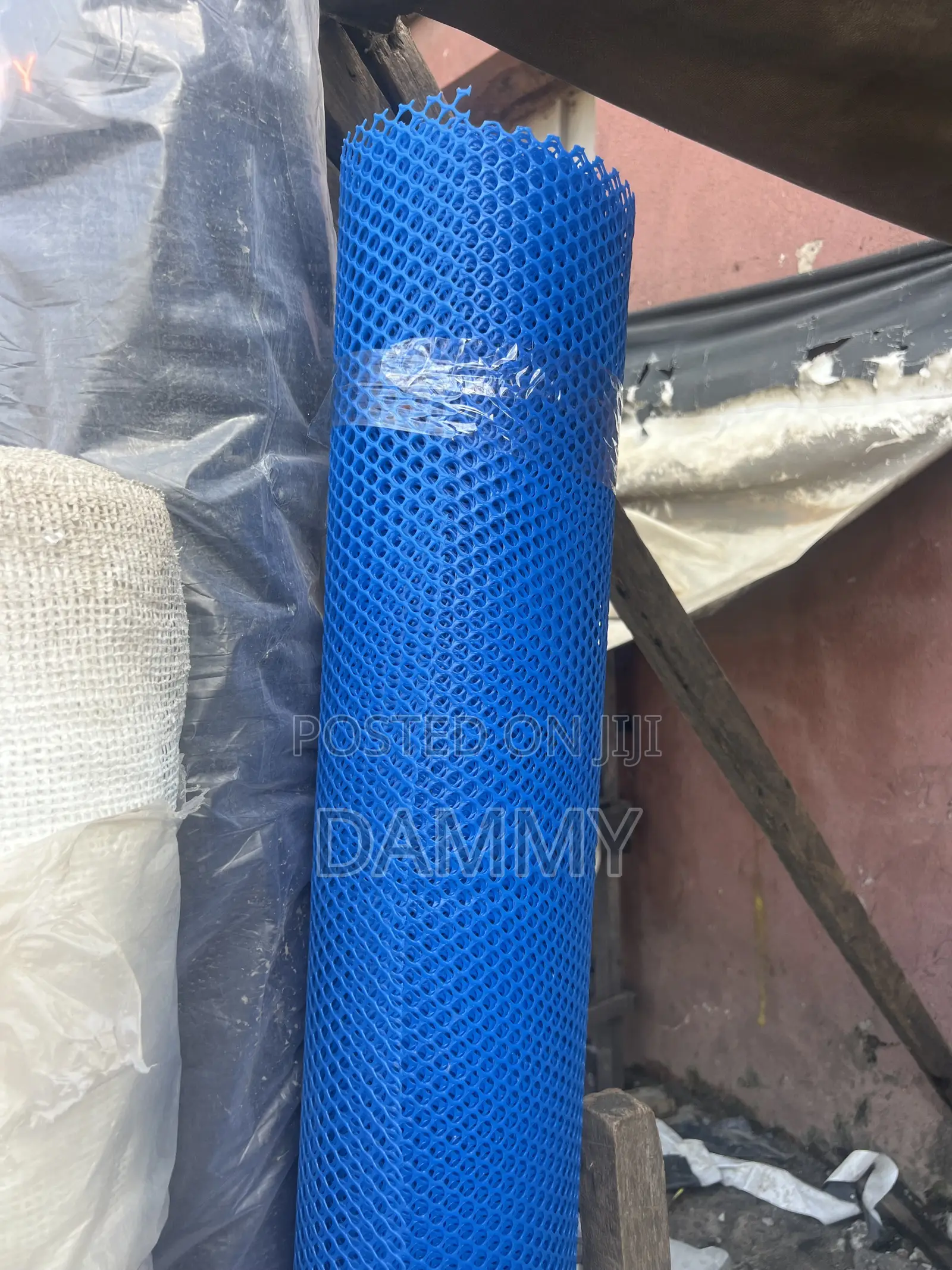 Blue Plastic Mesh Fencing Material