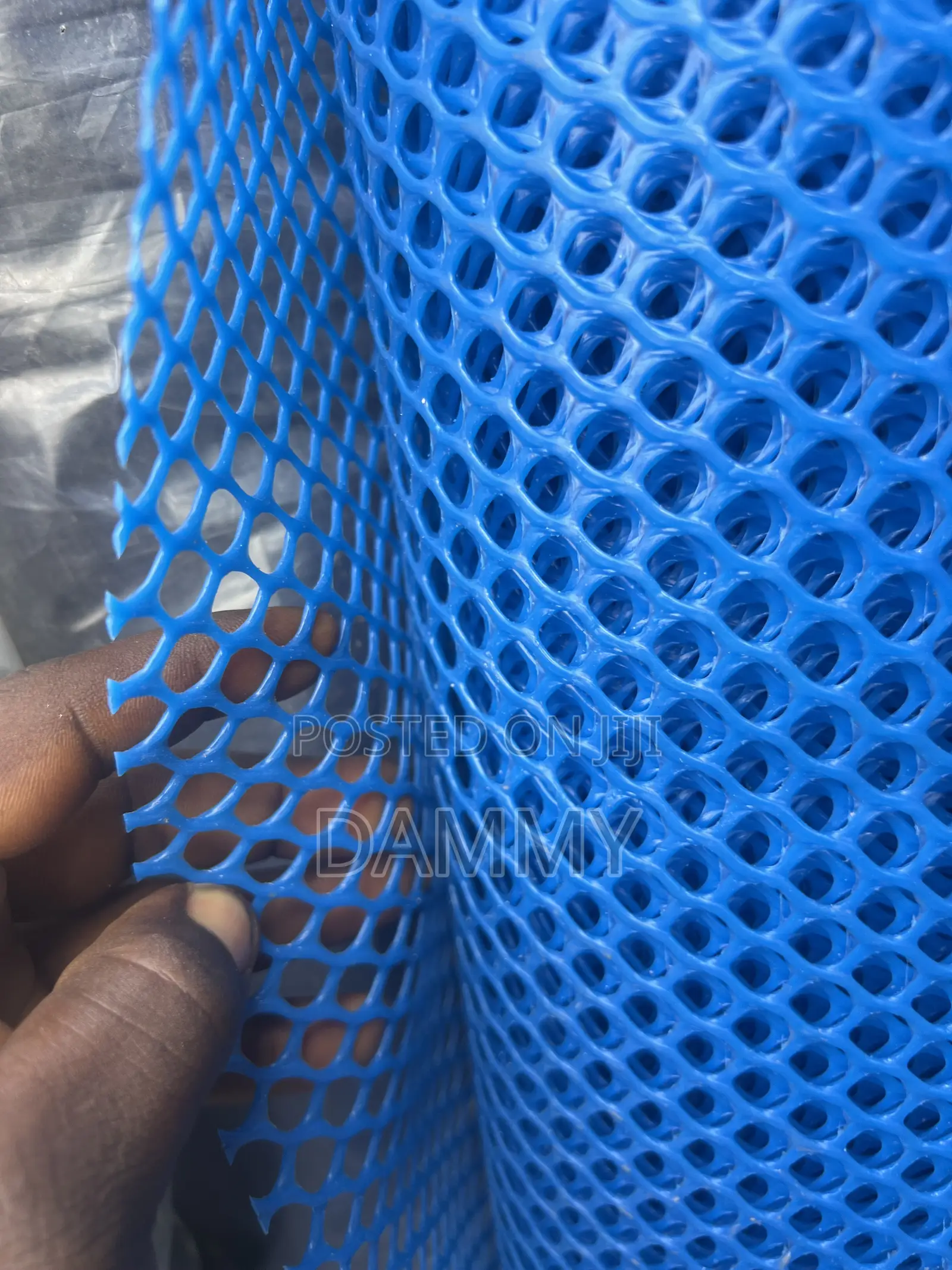 Blue Plastic Mesh Fencing Material