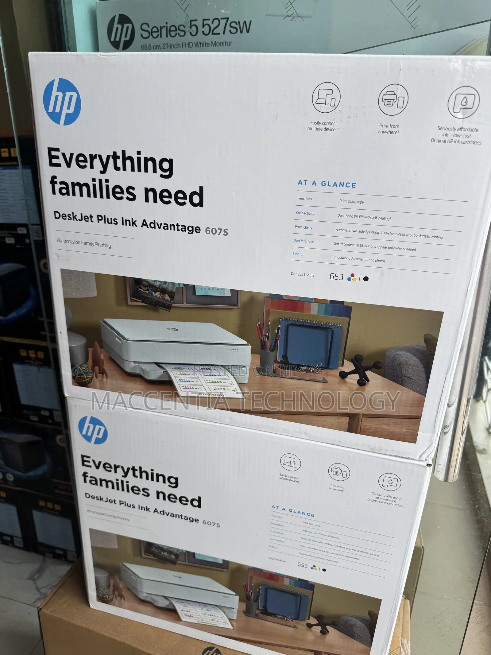 Hp Deskjet Plus Ink Advantage 6075 All-in-One Printer (5se22c)