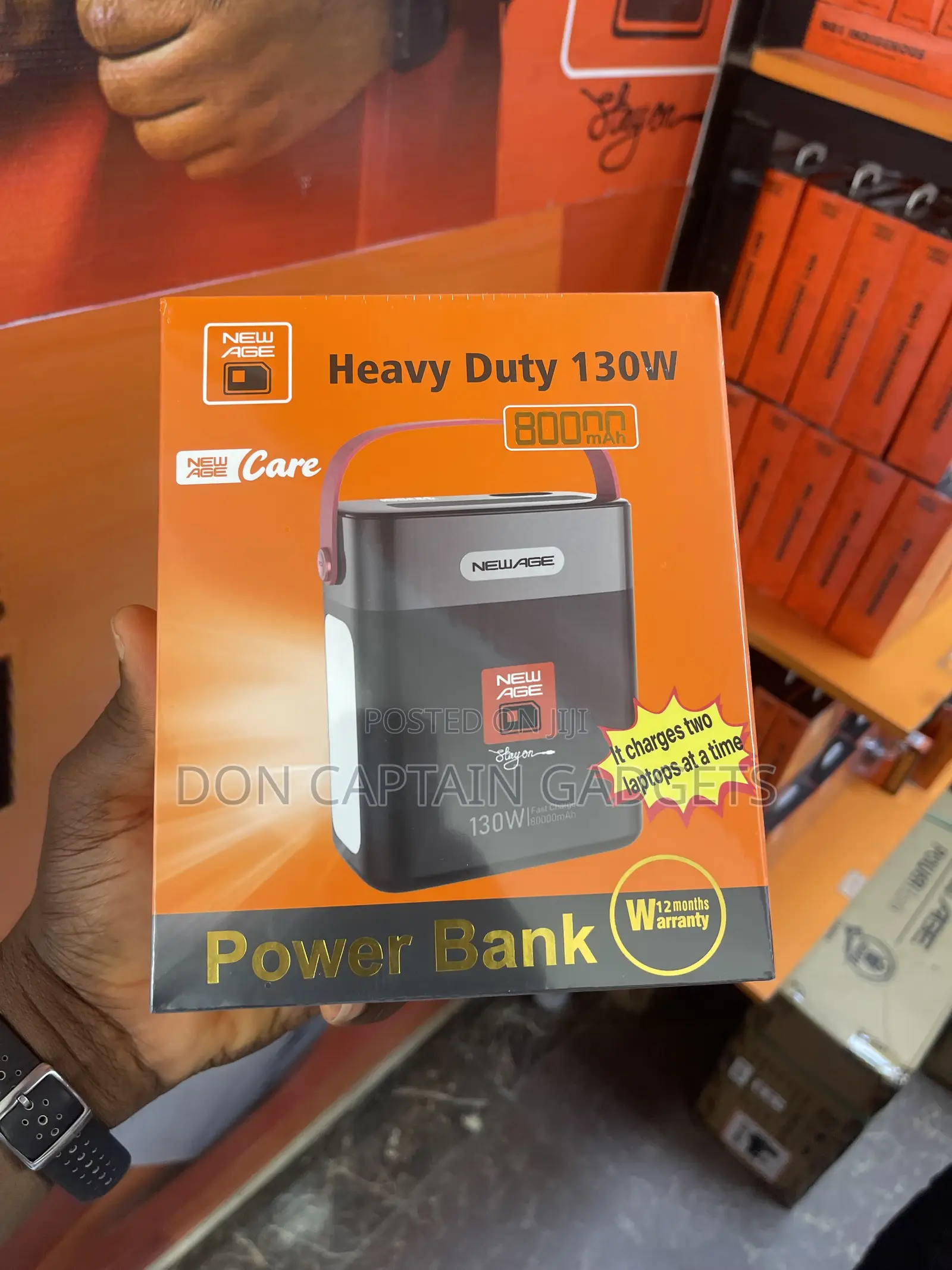 Newage Heavy Duty 130w / 80000mah Laptop Power Bank