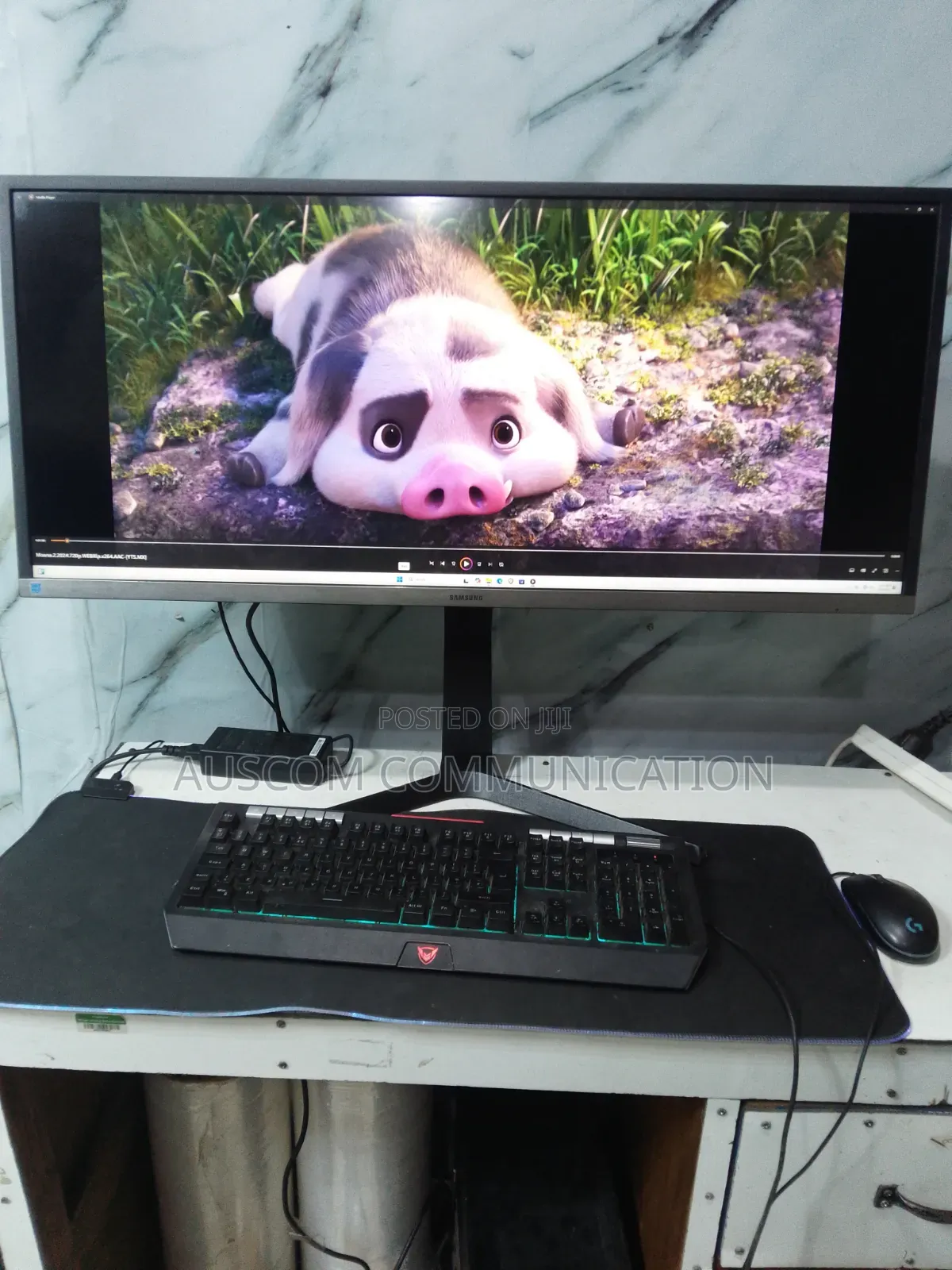 Samsung 34 Inches Ultrawide WQHD 3440x1440 21:9 Ratio. 60hz Va Panel