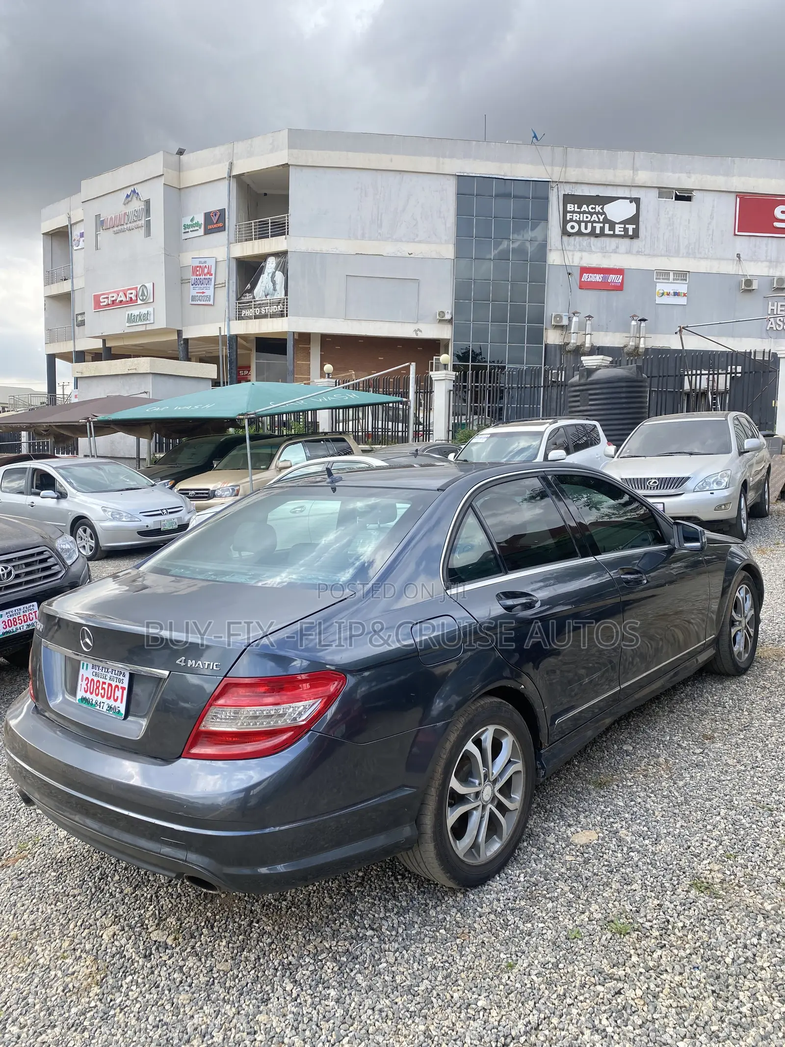 Mercedes-Benz C300 Luxury 4Matic Sedan AWD (3.0L 6cyl 7A) 2010 Gray