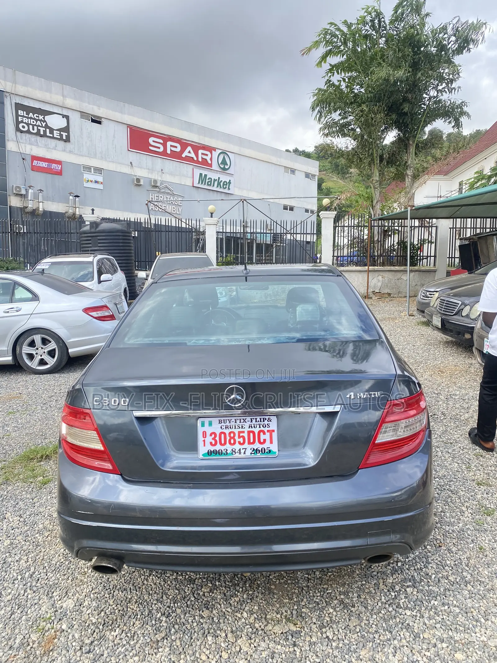 Mercedes-Benz C300 Luxury 4Matic Sedan AWD (3.0L 6cyl 7A) 2010 Gray
