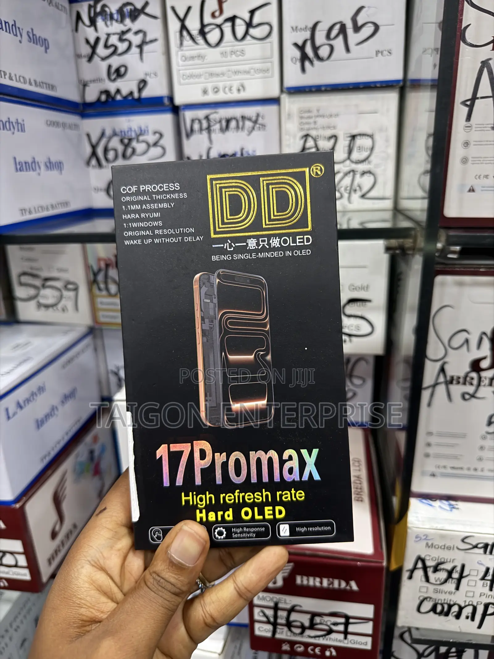 iPhone 17 Promax (Dd) Hard Oled Replacement Screen