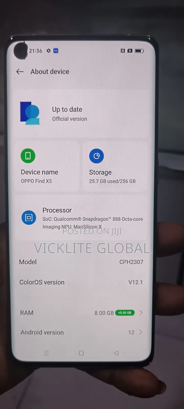 Oppo Find X5 256 GB White