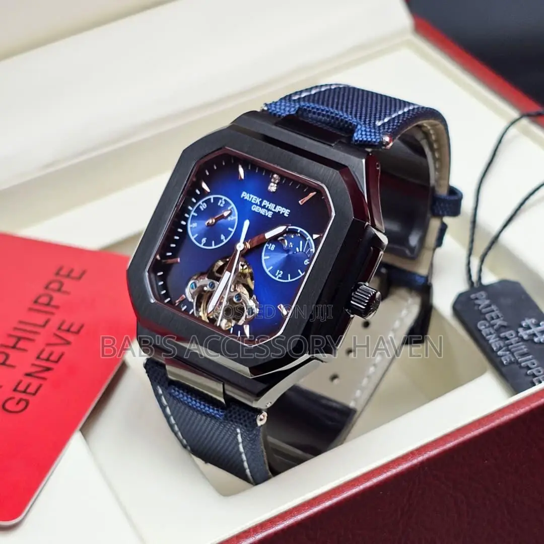 Patek Philippe Jeans Leather Watch Automatic