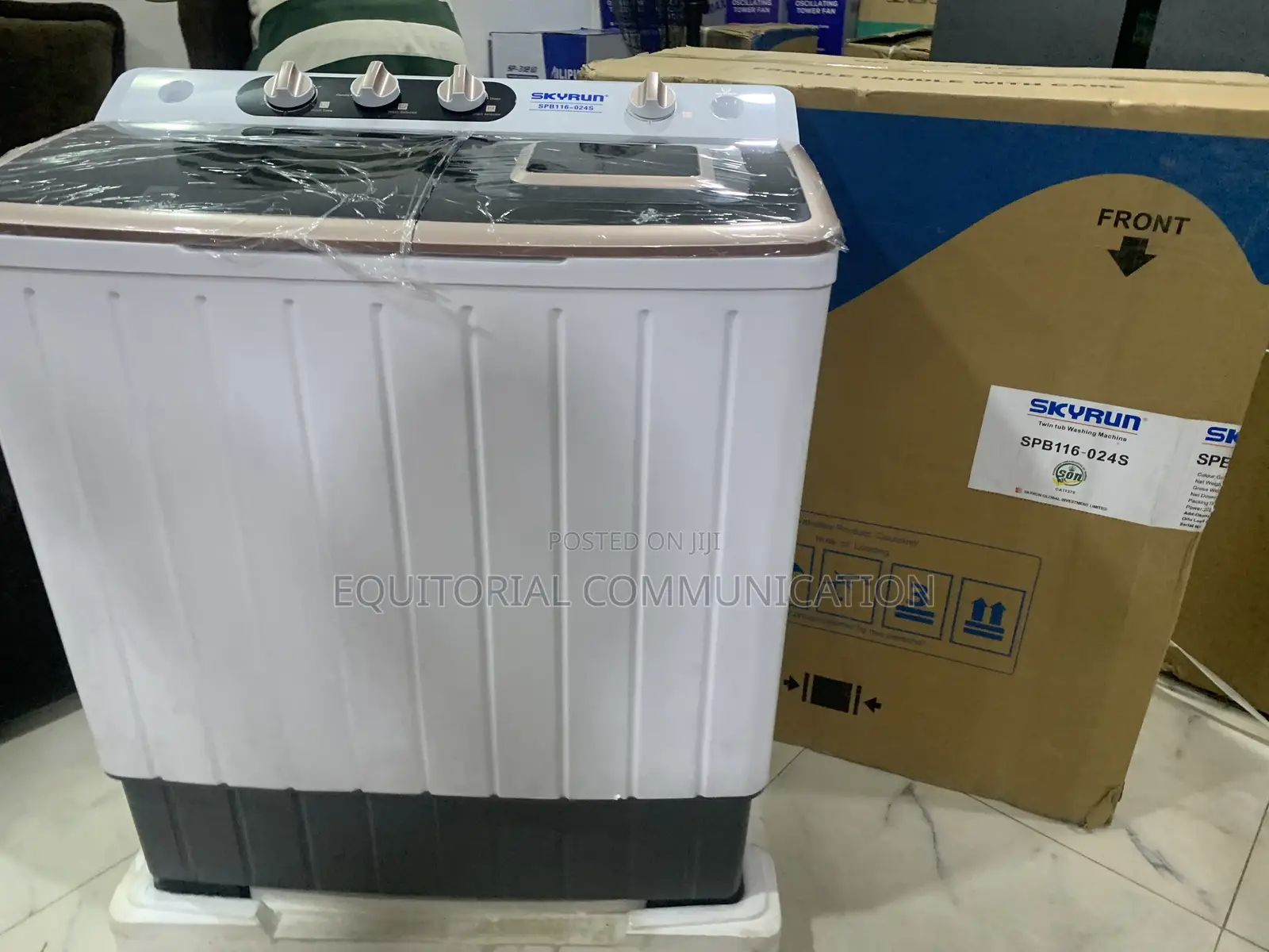 Skyrun 11kg Spb116-024s Washer With Powerful Cleaning