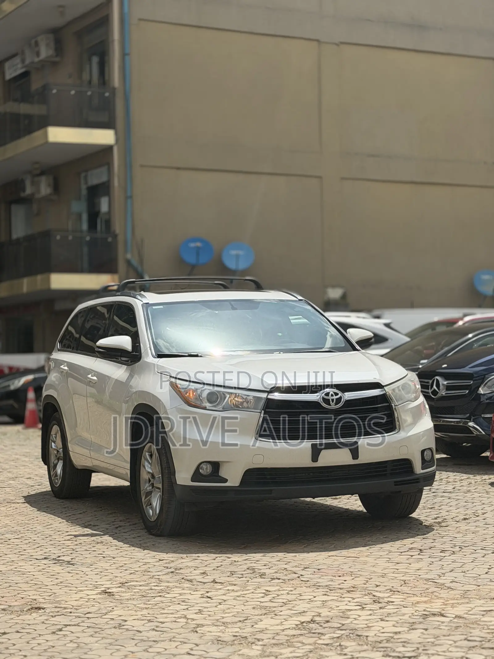 Toyota Highlander Limited V6 4x4 (3.5L 6cyl 6A) 2016 White