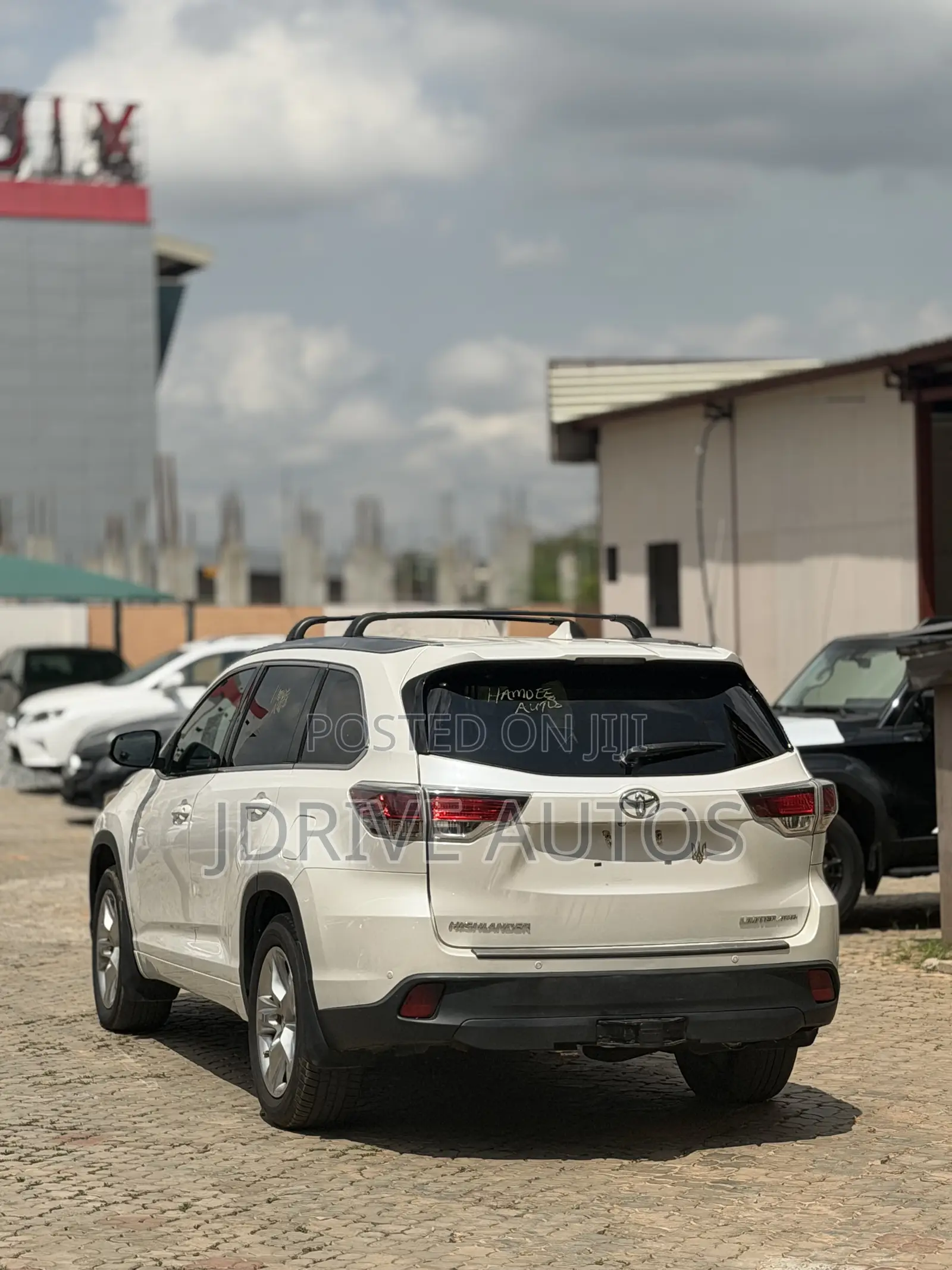 Toyota Highlander Limited V6 4x4 (3.5L 6cyl 6A) 2016 White