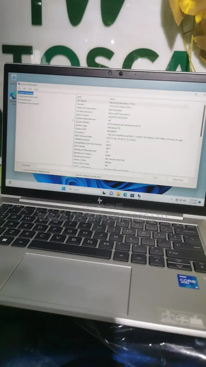 Laptop HP EliteBook 830 G8 8GB Intel Core i5 SSD 256GB