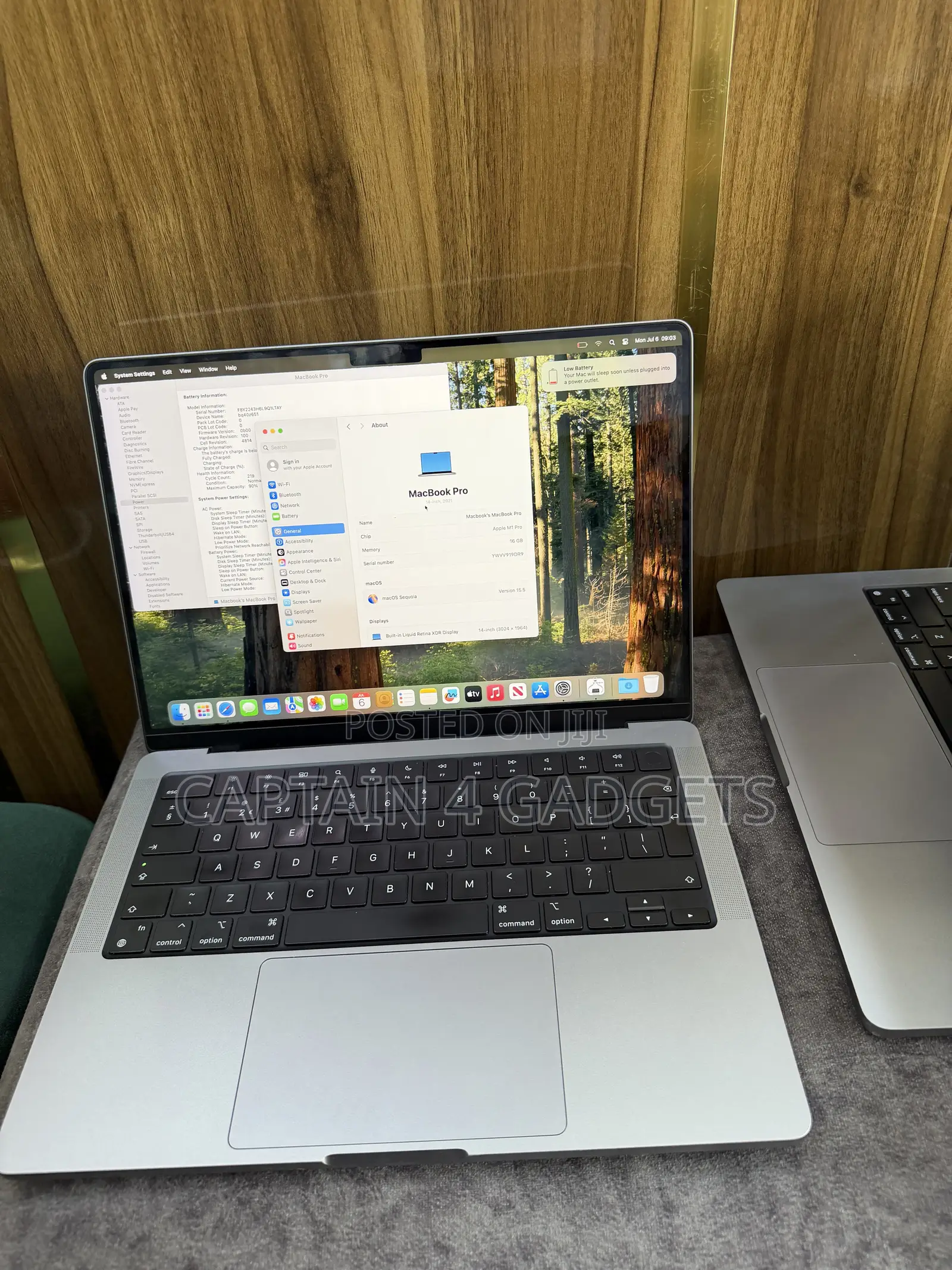 Laptop Apple MacBook Pro 2021 M1 1GB Apple M1 Pro SSD 512GB