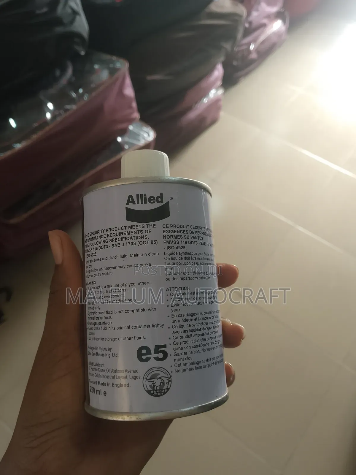 Allied Dot 3 Synthetic Brake and Clutch Fluid