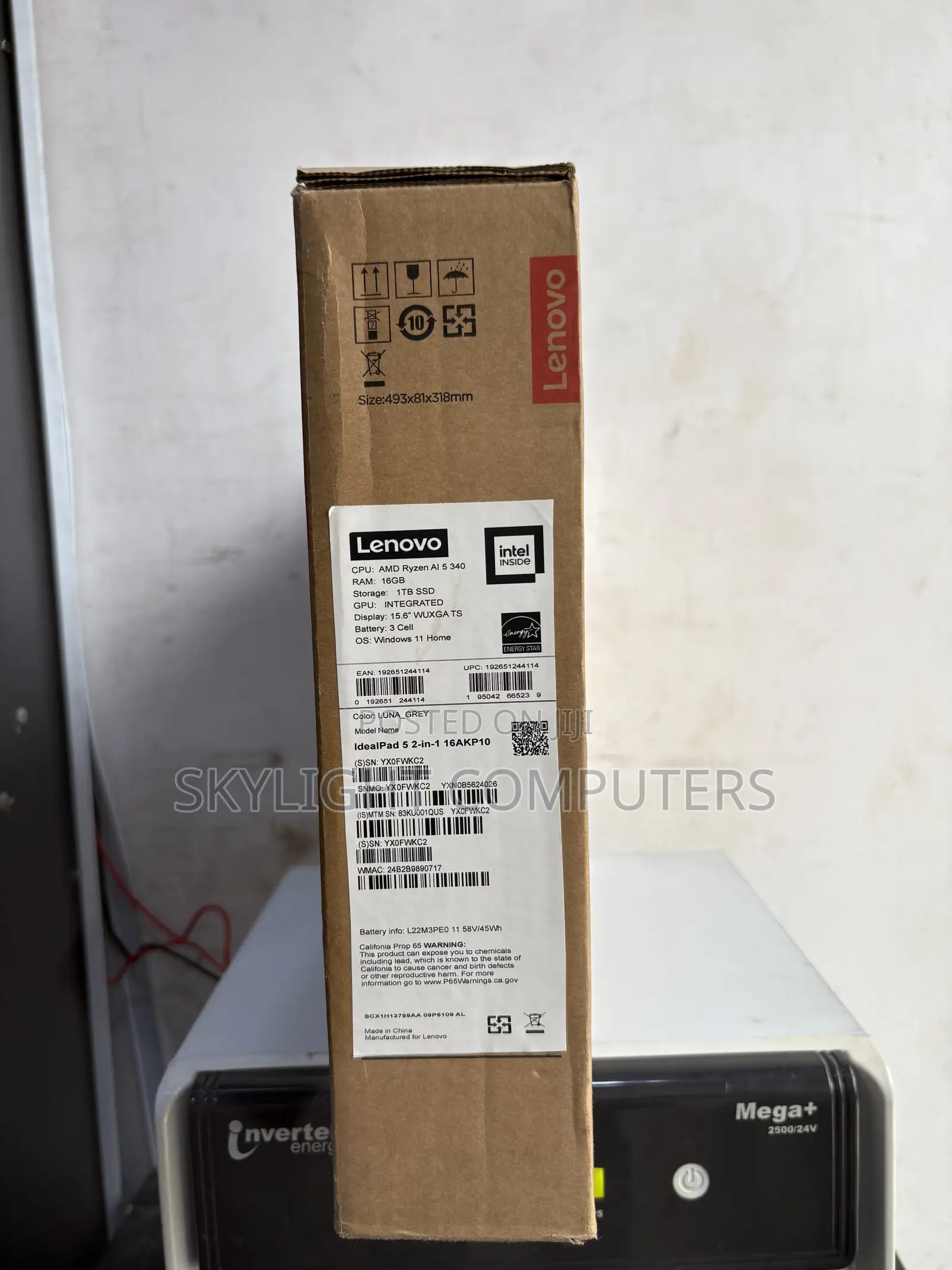 New Laptop Lenovo 16GB AMD Ryzen 5 SSD 1T