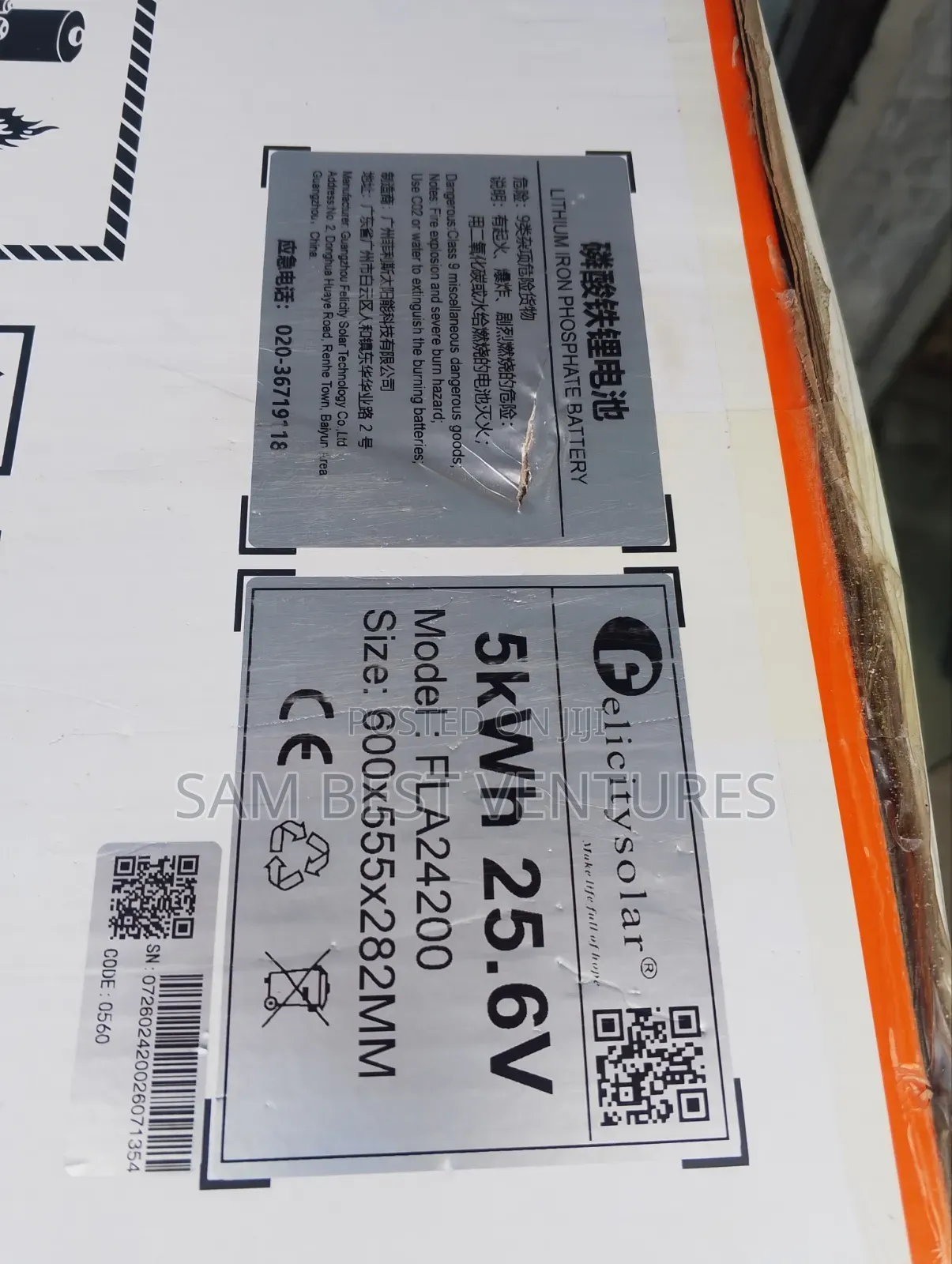 5kwh 24v Felicity Solar Lithium Battery