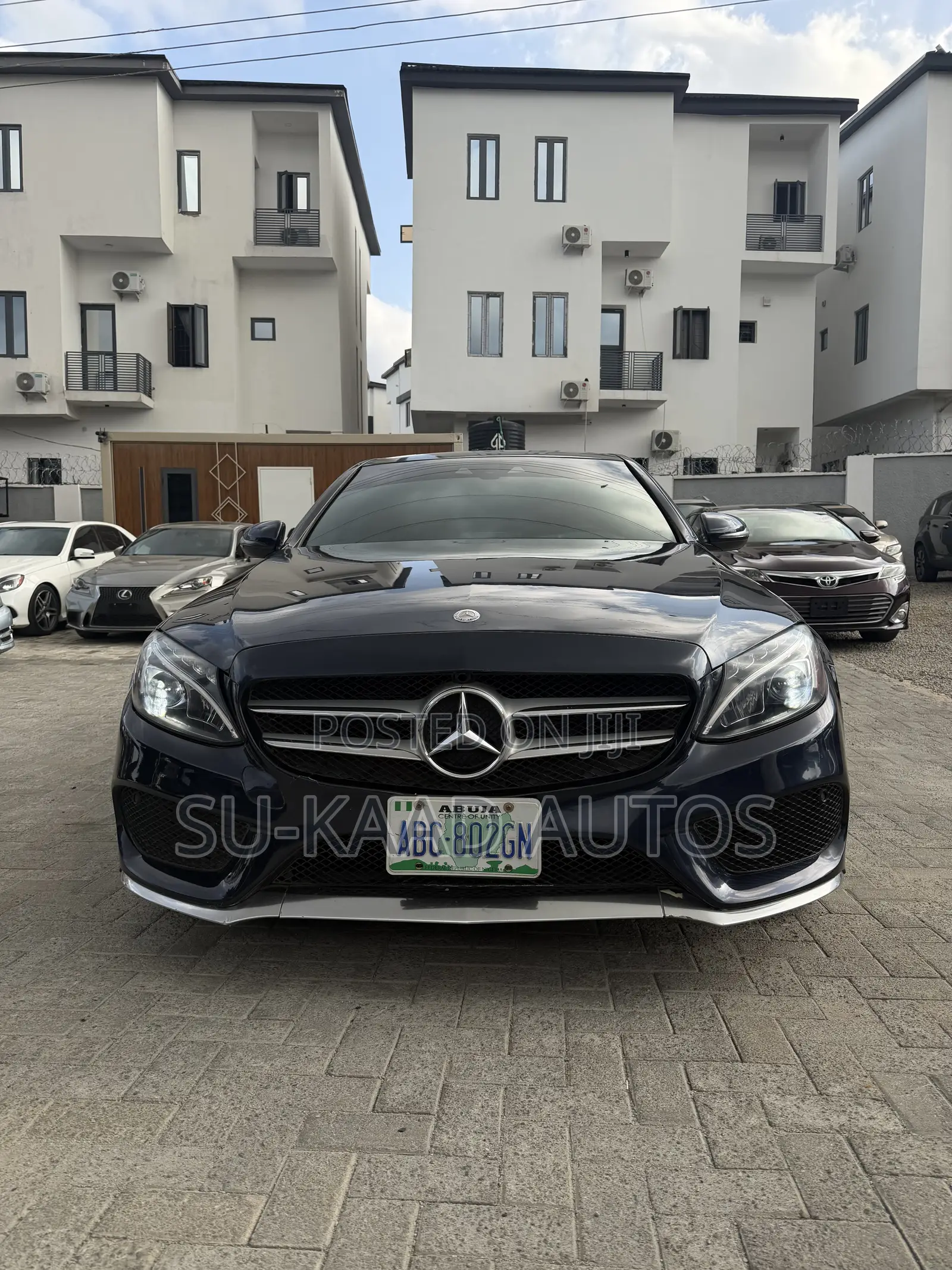 Mercedes-Benz C300 Sport 4dr AWD 4Matic Sedan (2.0L 4cyl 7A) 2015 Blue