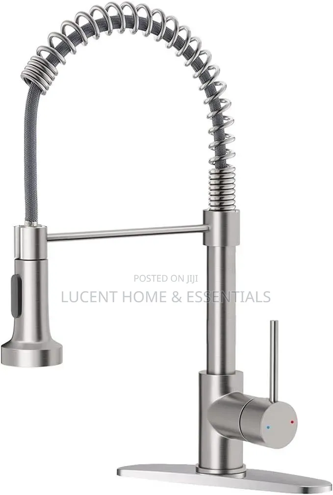 Luxury Pull-Out Kitchen Sink Mixer Faucet With Deck Plate Brand New