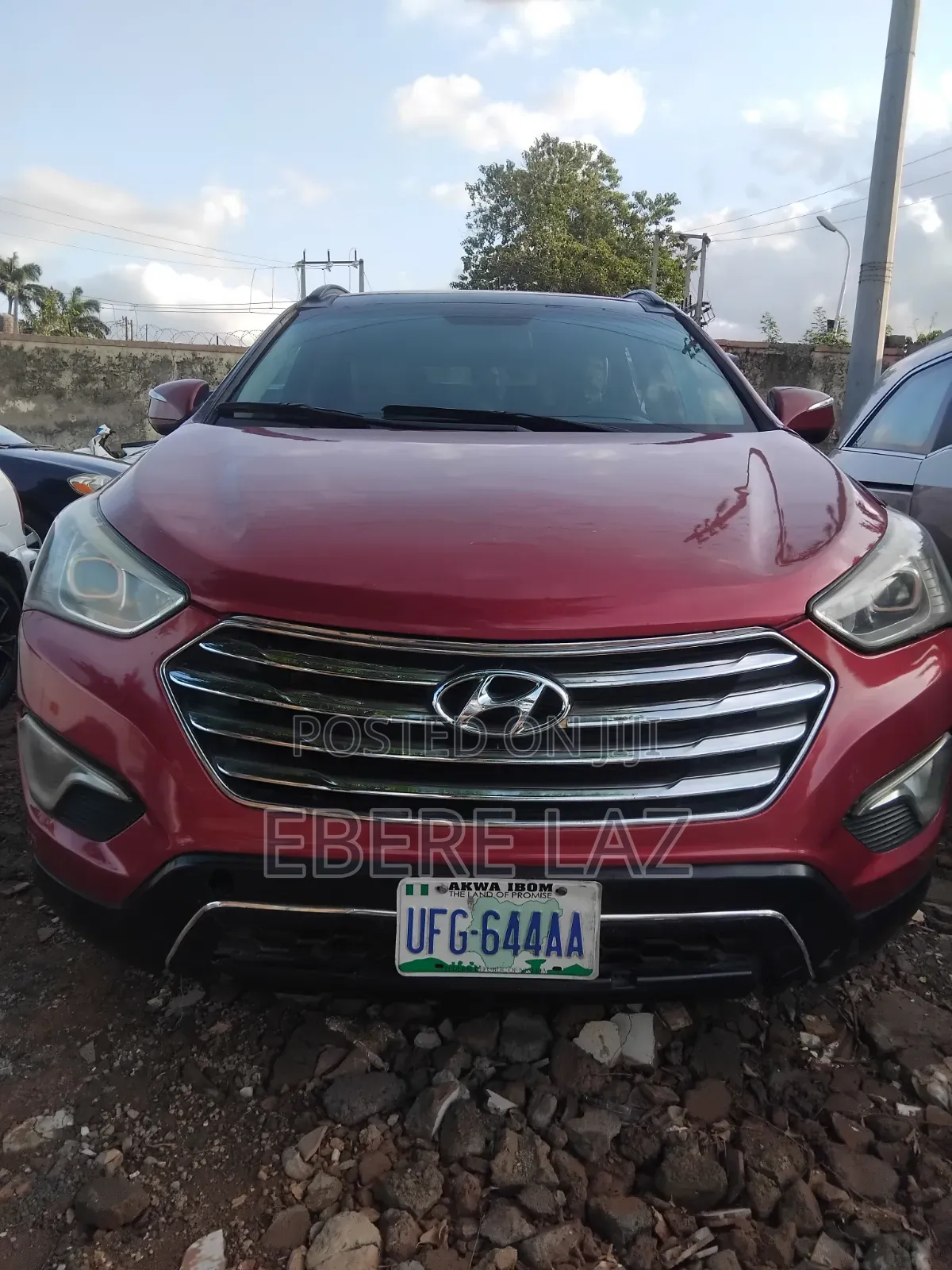 Hyundai Santa Fe 2014 Red