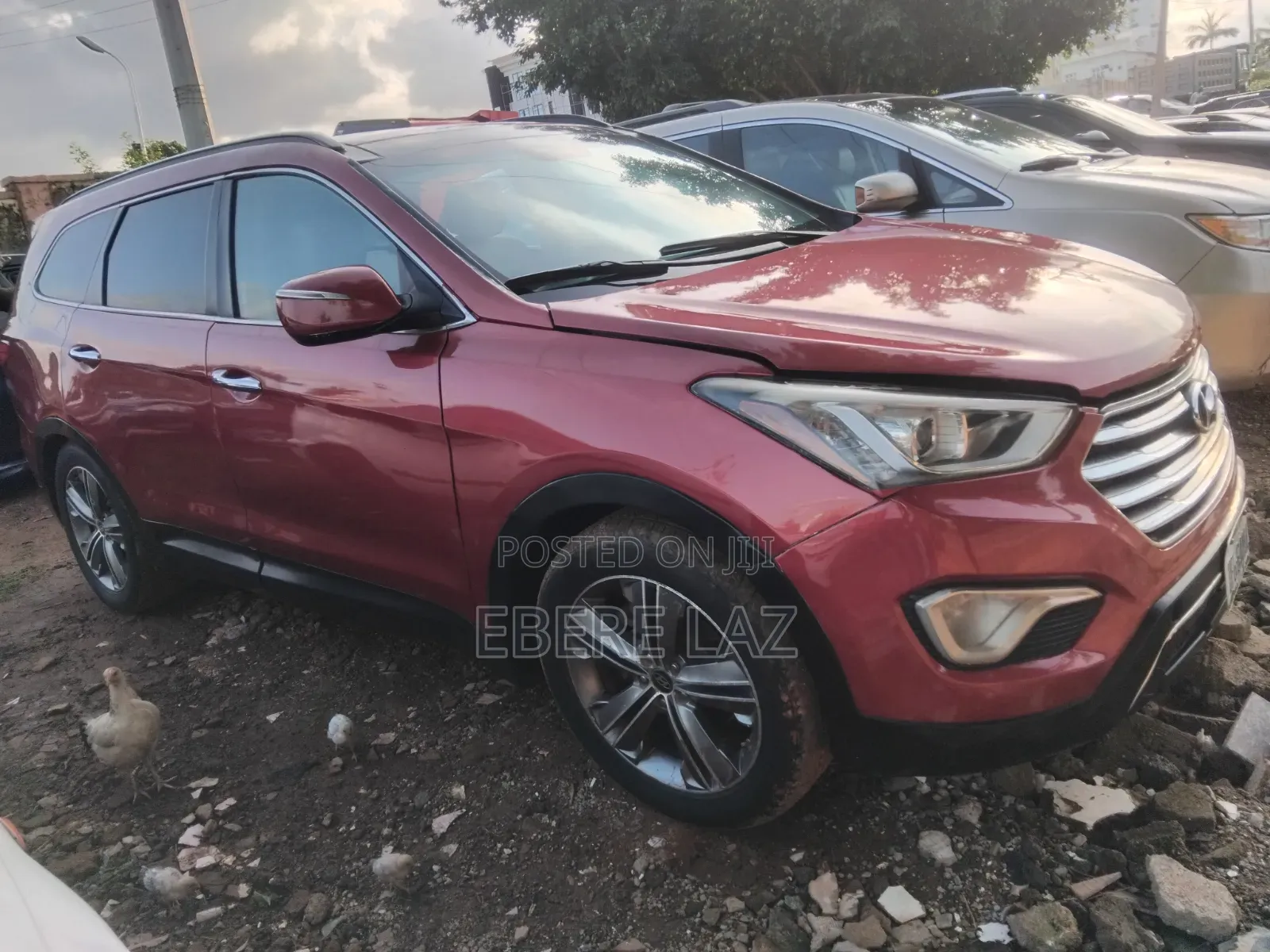 Hyundai Santa Fe 2014 Red