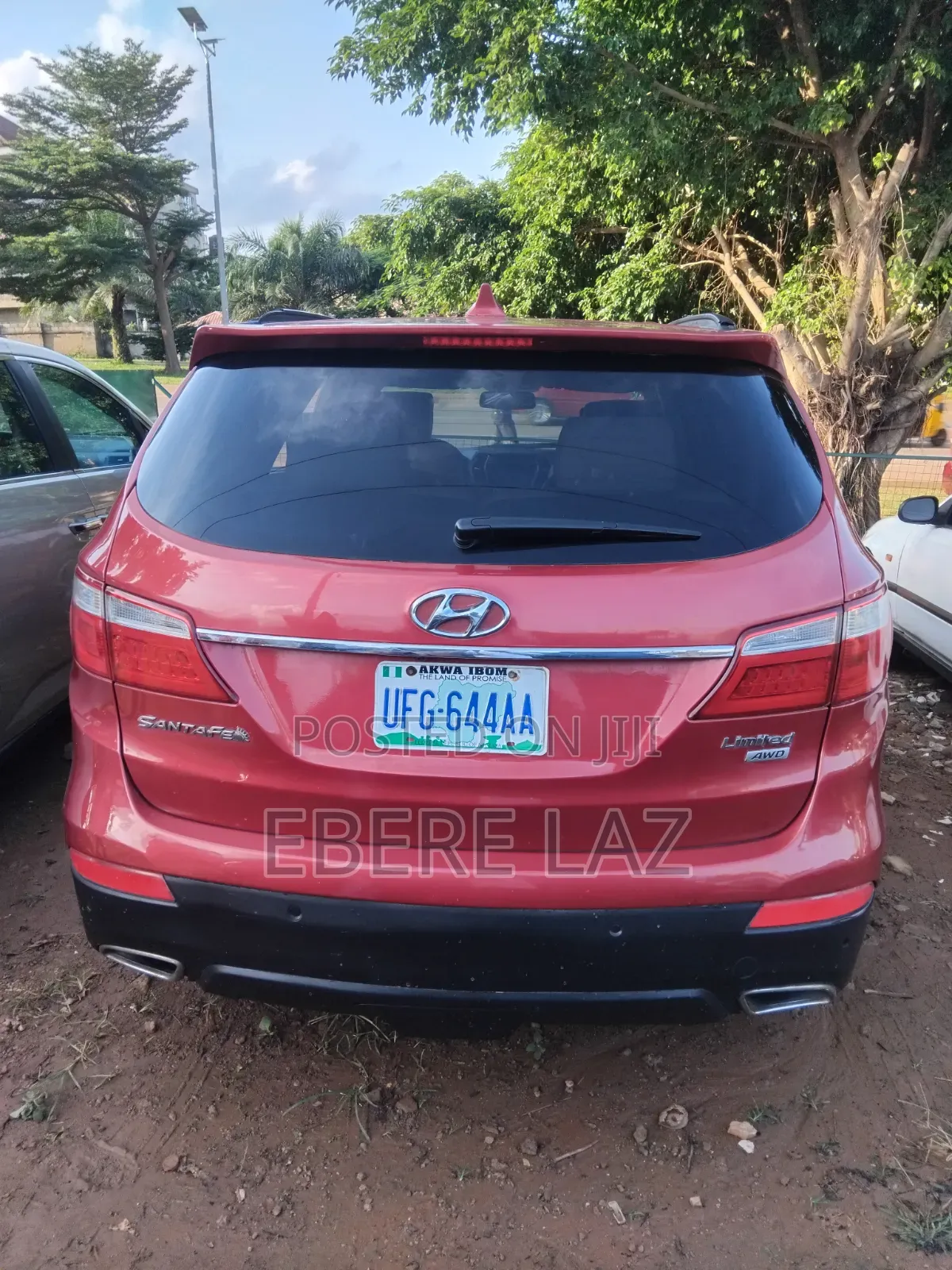 Hyundai Santa Fe 2014 Red
