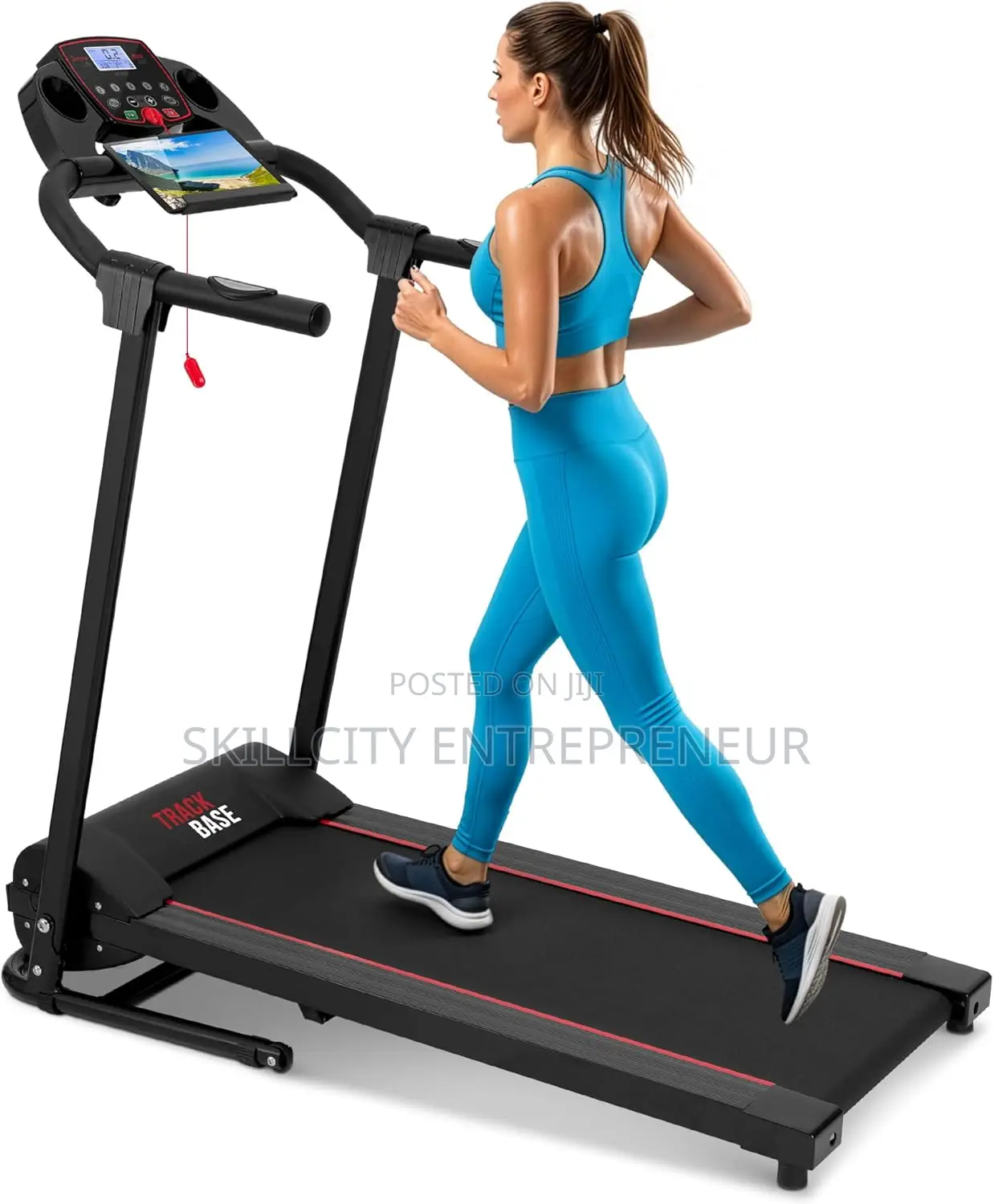 Foldable Electric Motorized Treadmill for Home Use