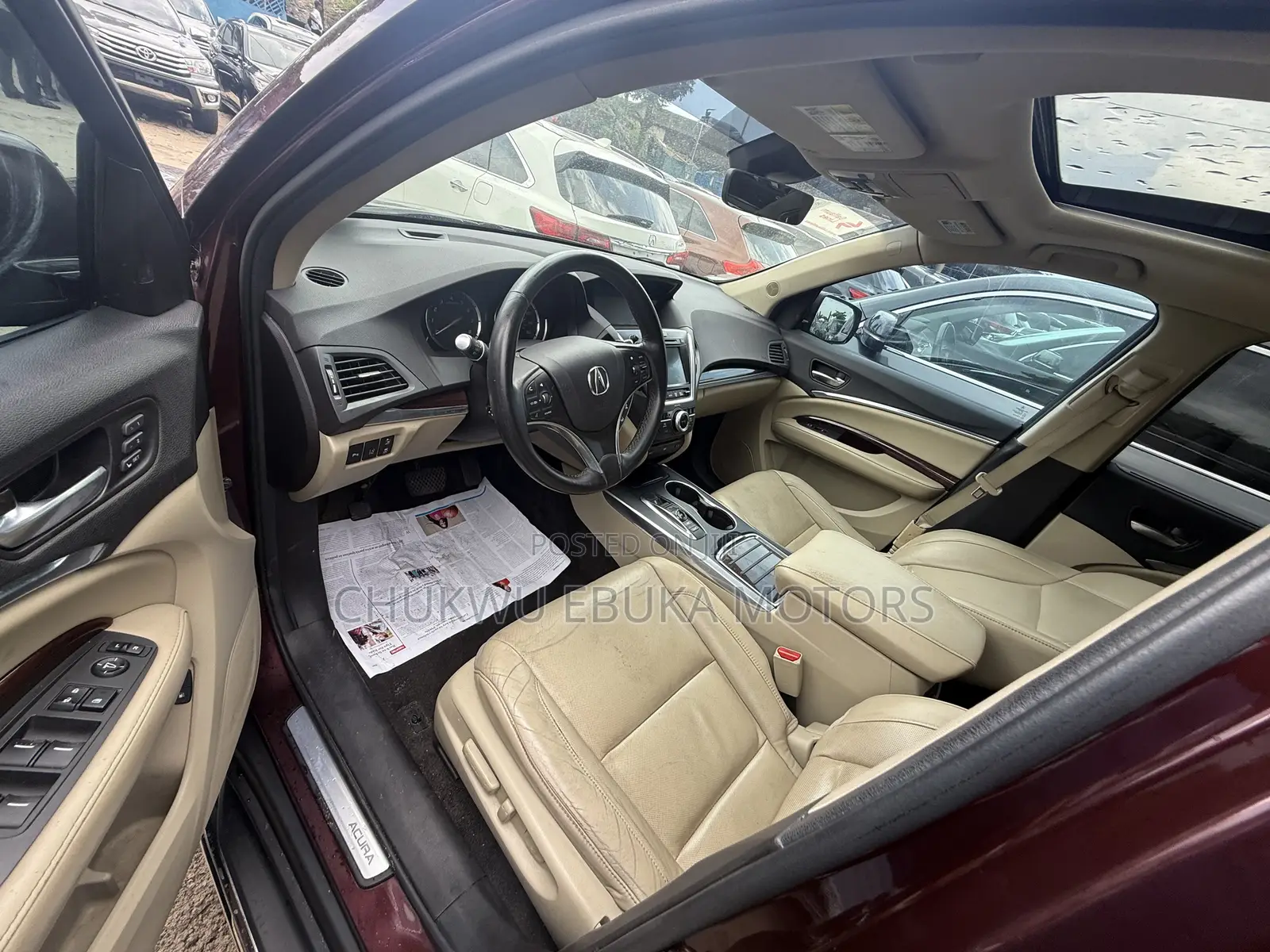 Acura MDX SH 4dr SUV AWD (3.5L 6cyl 9A) 2016 Burgundy