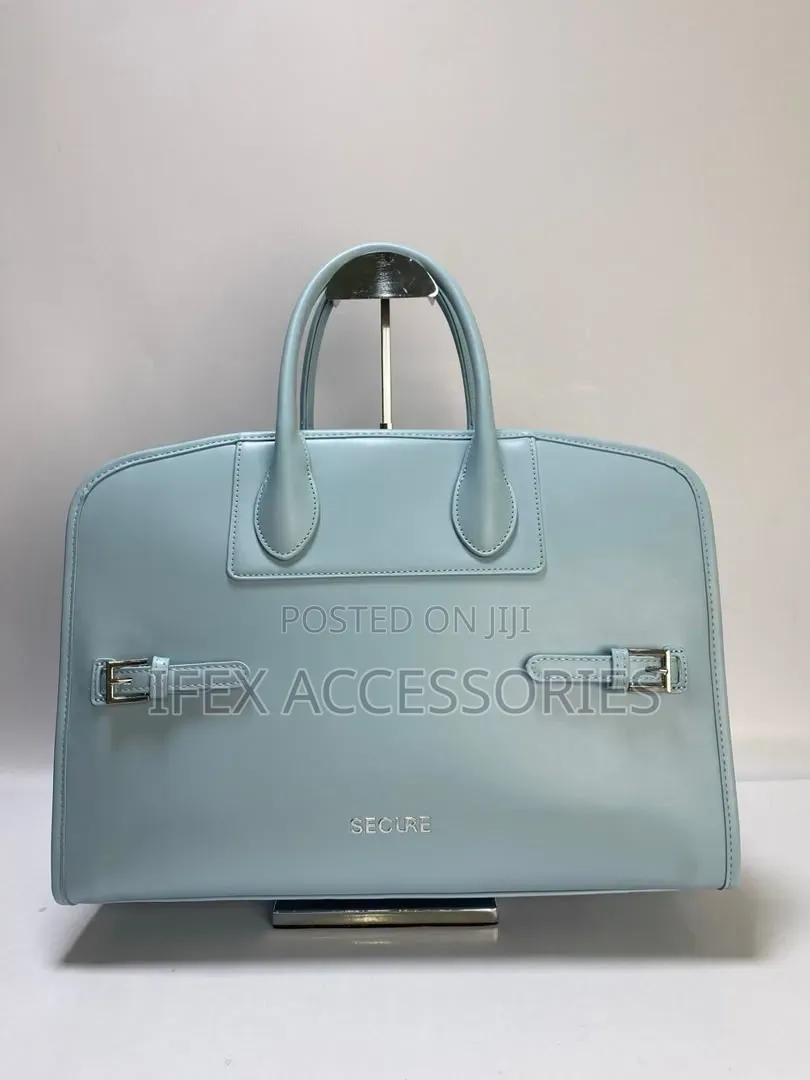 Secure Laptop Outing Bag (Fashion Bag) (Baby Blue Colour)