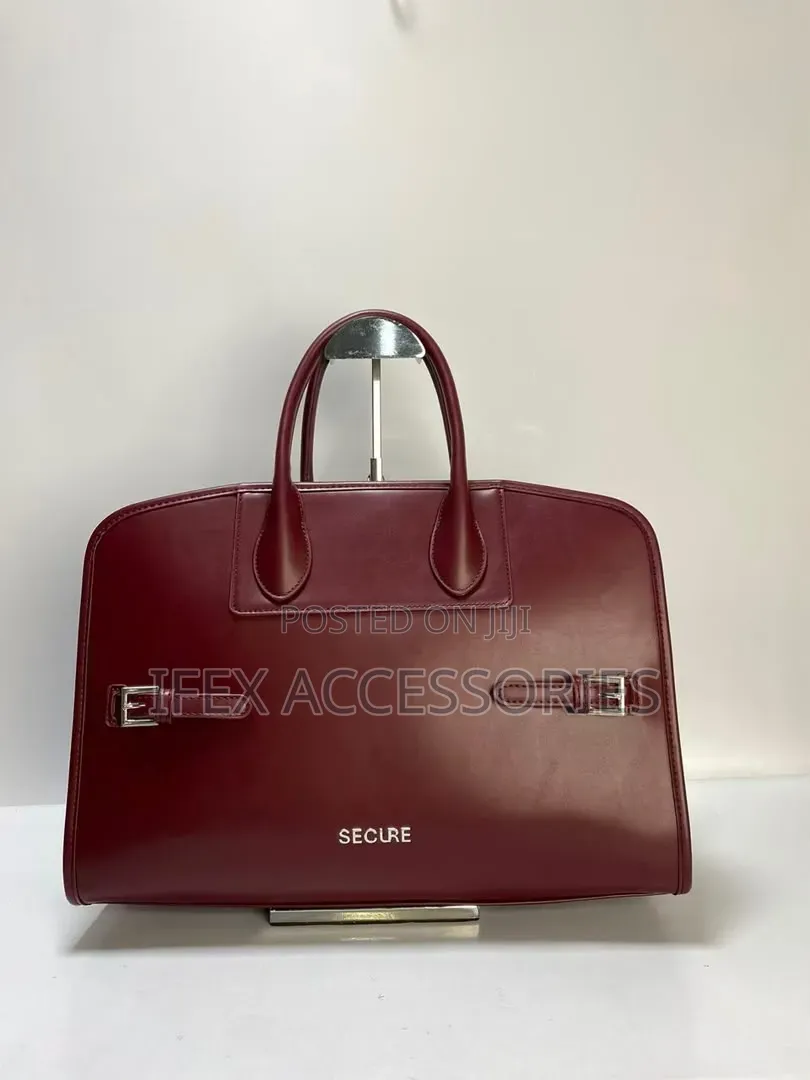 Secure Laptop Outing Bag (Fashion Bag) (Wine Colour)