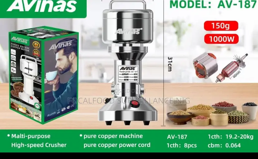 Avinas Powder Machine Cooper Motor:187