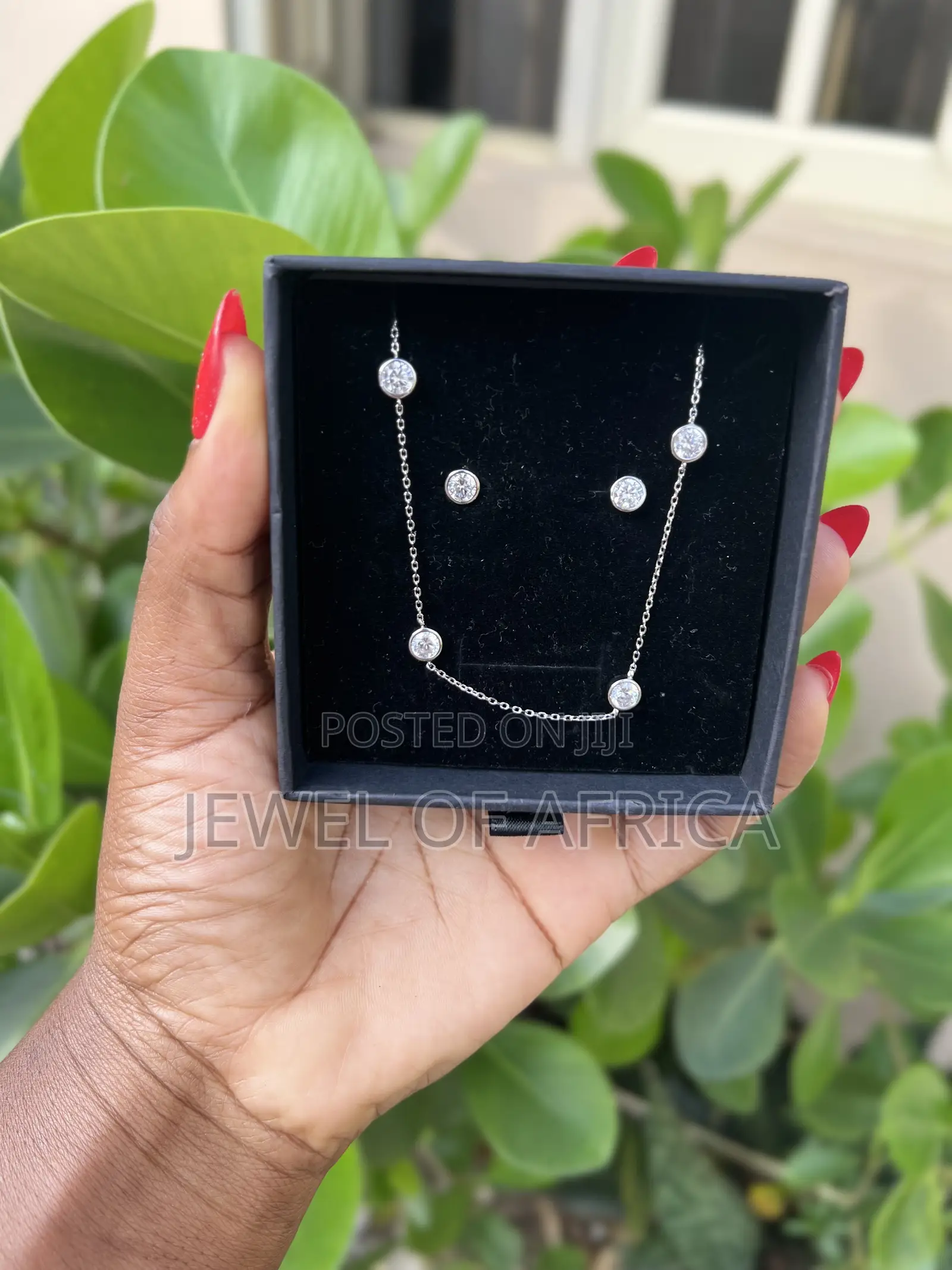 S925 Sterling Silver Choker Chain Set