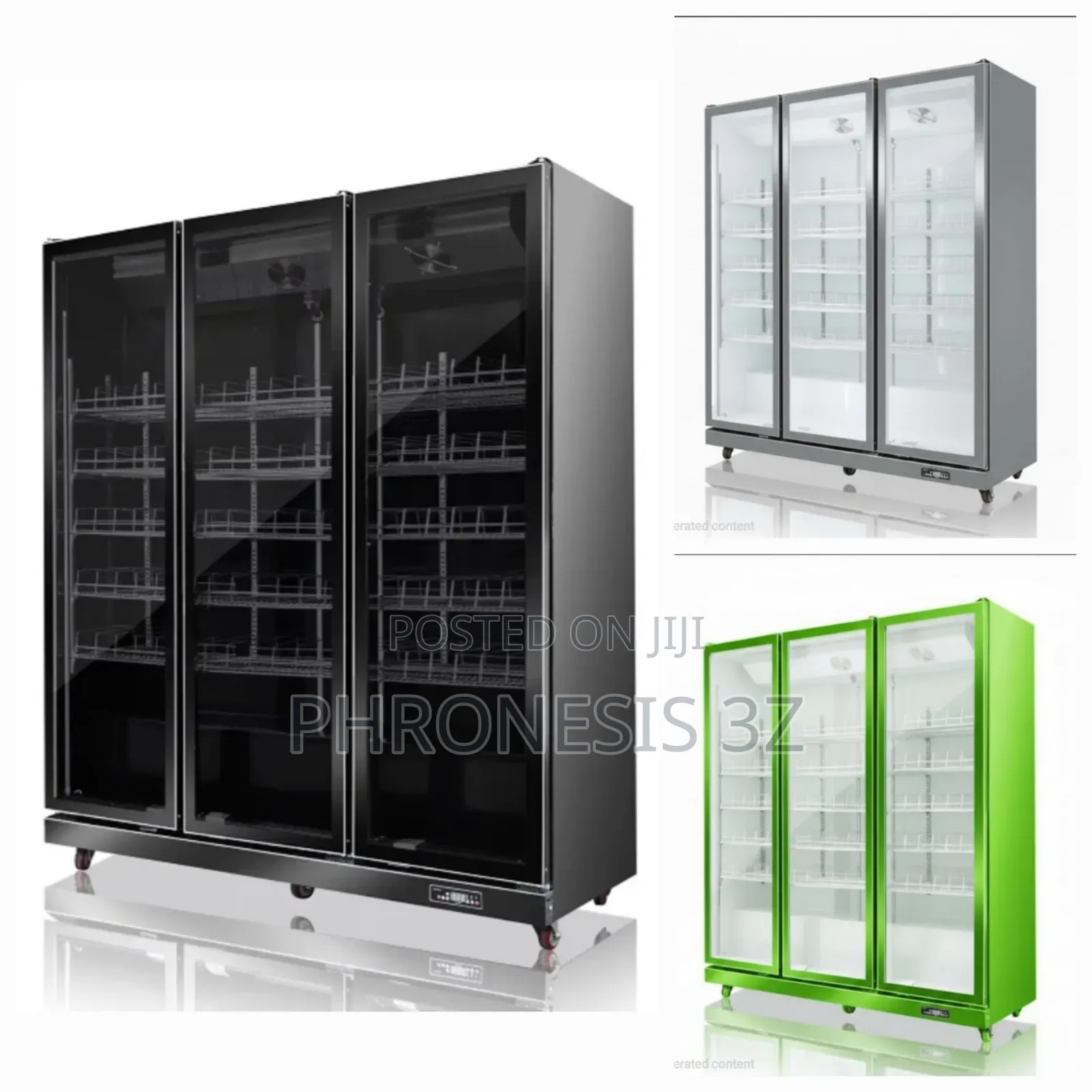 3 Doors Showcase Fridge/Display Chiller (Regular or Inverter Models)