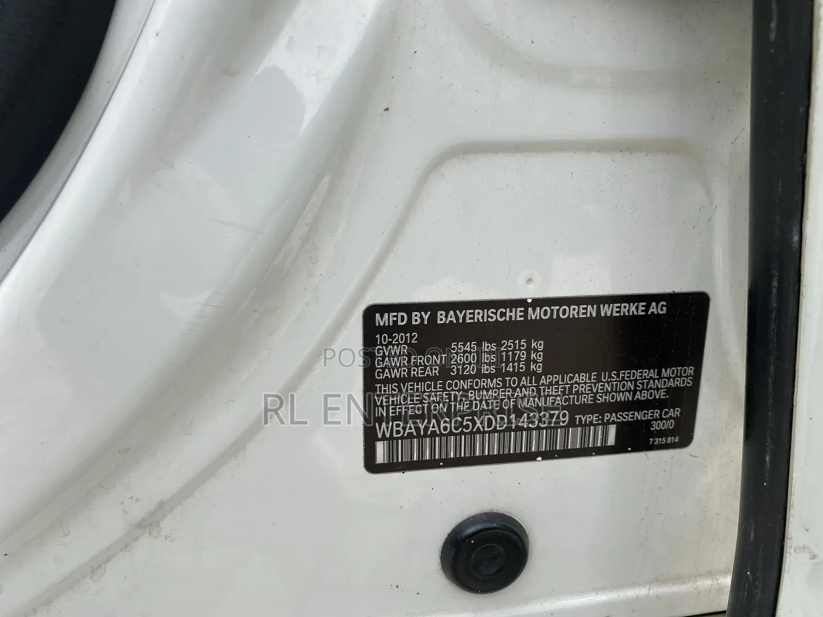 BMW 740 2013 White