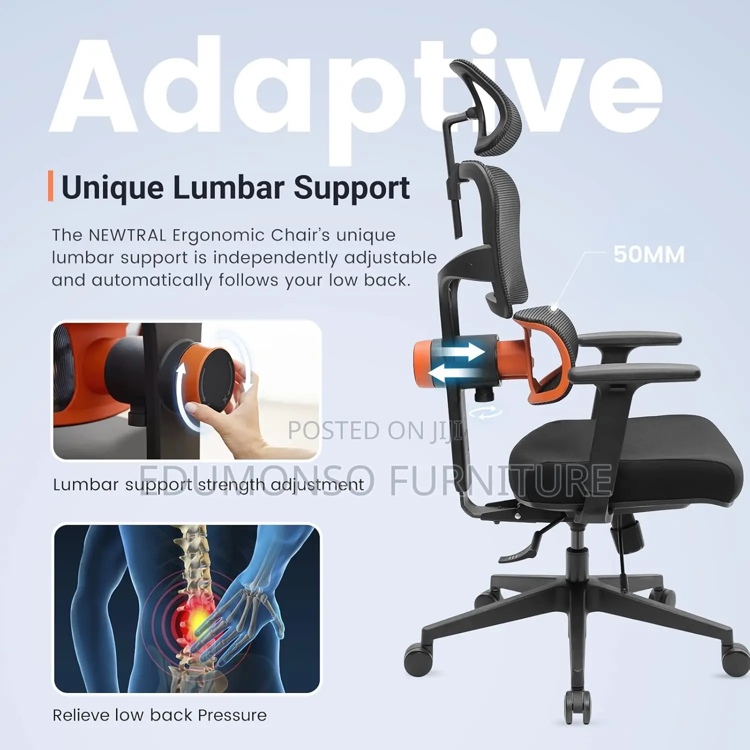 Super Quality Ergonomic Office Chair (Standard)
