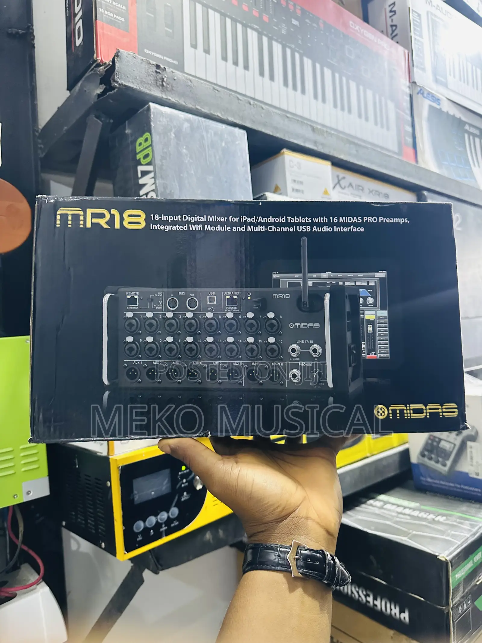 Midas Mr18 18-Input Digital Mixer