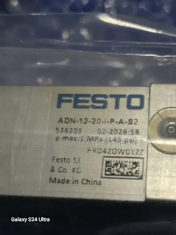 Festo Compact Cylinder | 536203 | Adn-12-20-I-P-a-S2