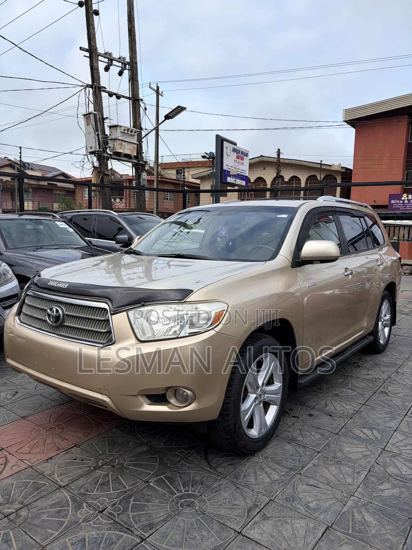 Toyota Highlander Limited 2008 Gold