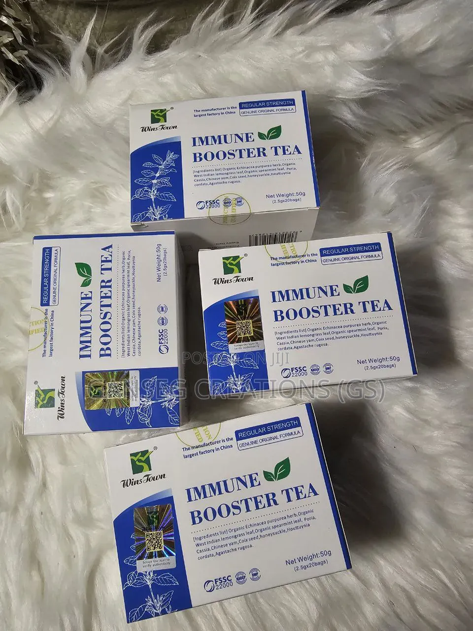 Original Wins Town Herbal Immune Booster Tea –Regular Strength Formula