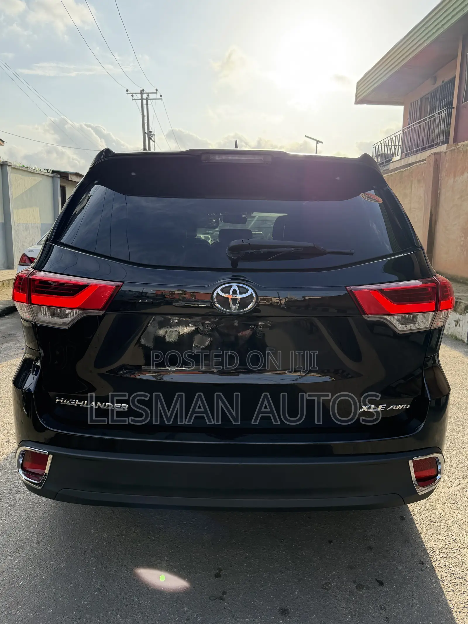 Toyota Highlander XLE V6 4x4 (3.5L 6cyl 6A) 2016 Black