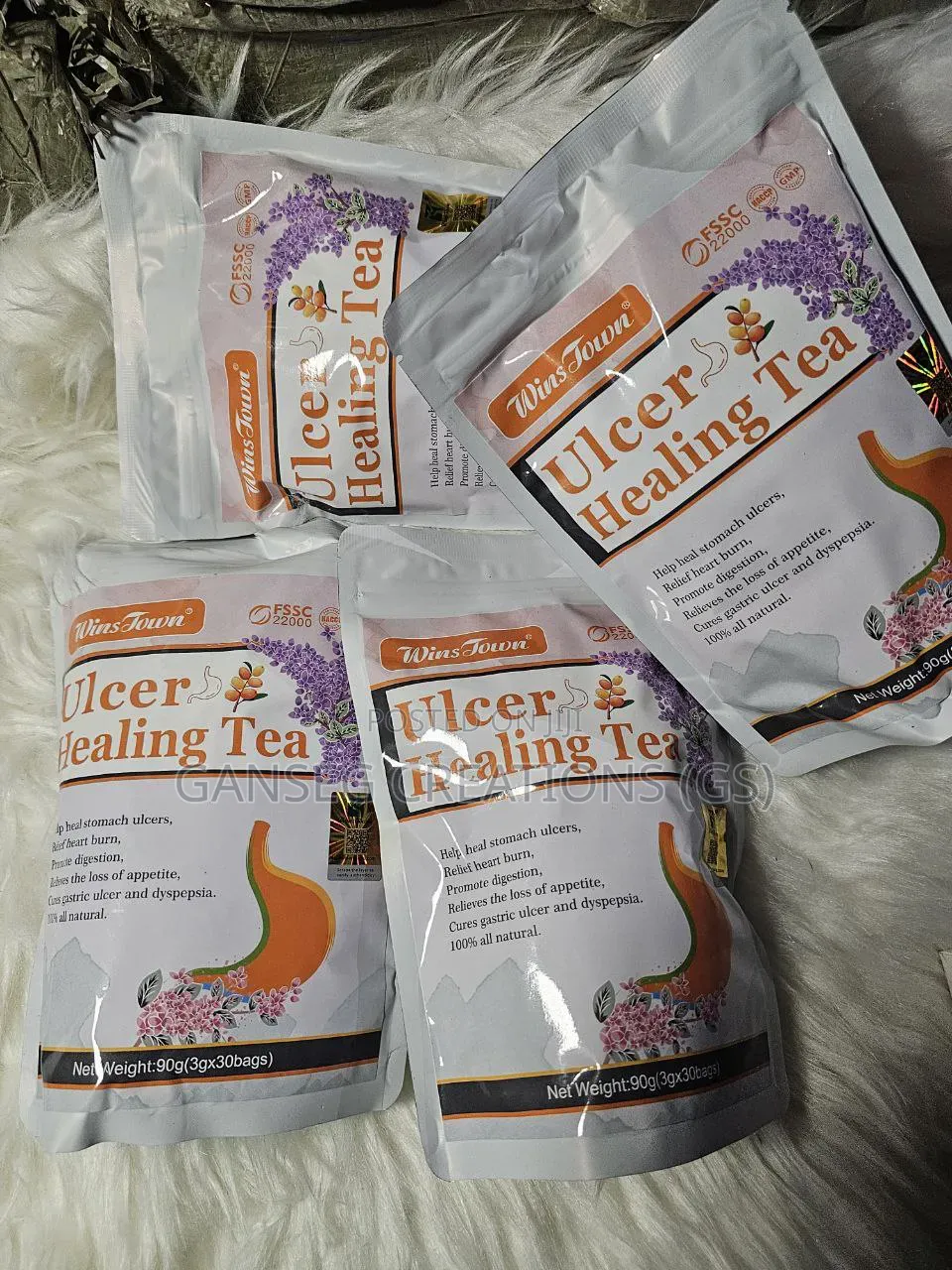 Wins Town Gastric Ulcer Healing Tea for Stomach Relief Acid Reflux
